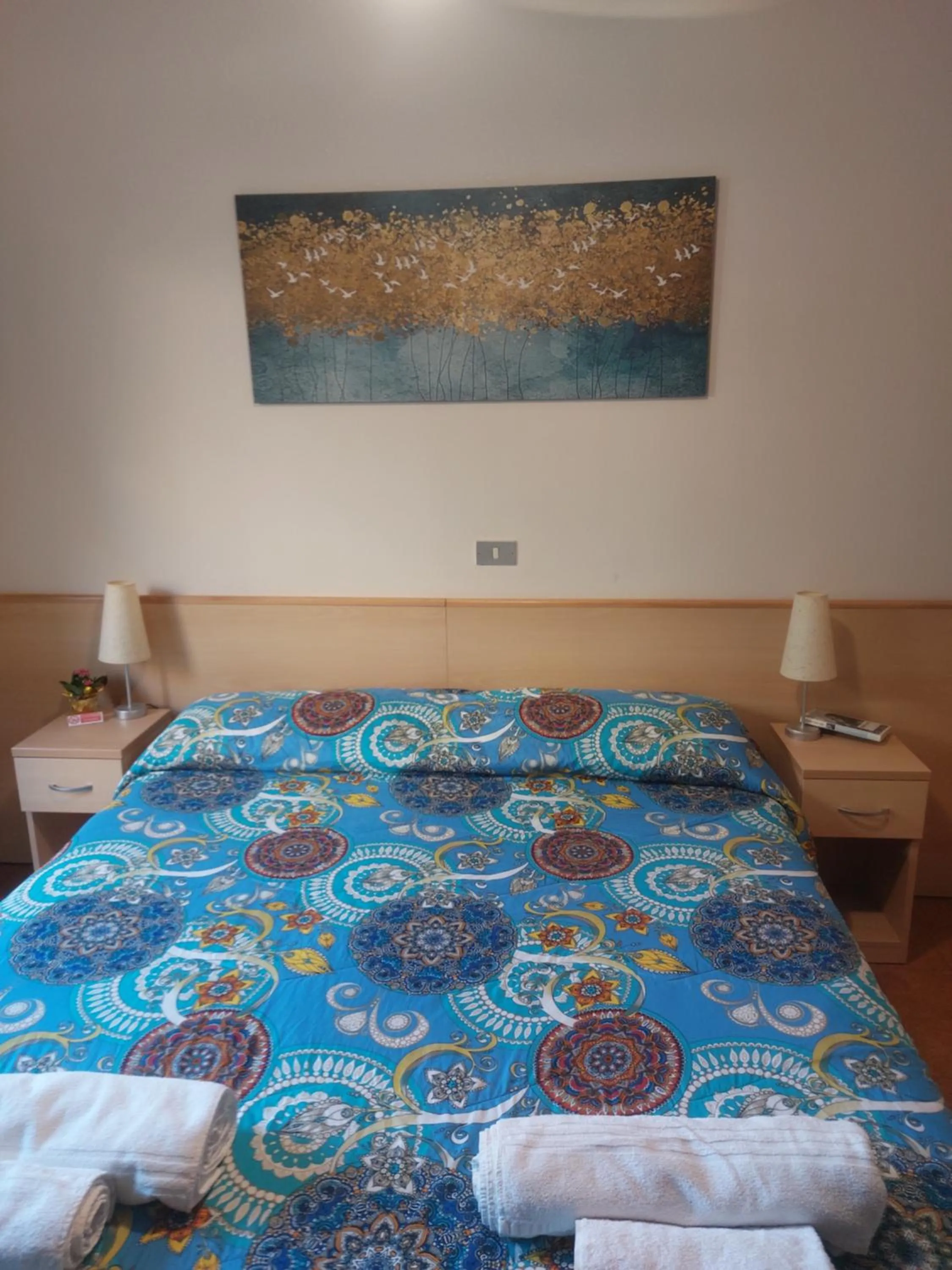 Bed in Hotel Villa Grazia