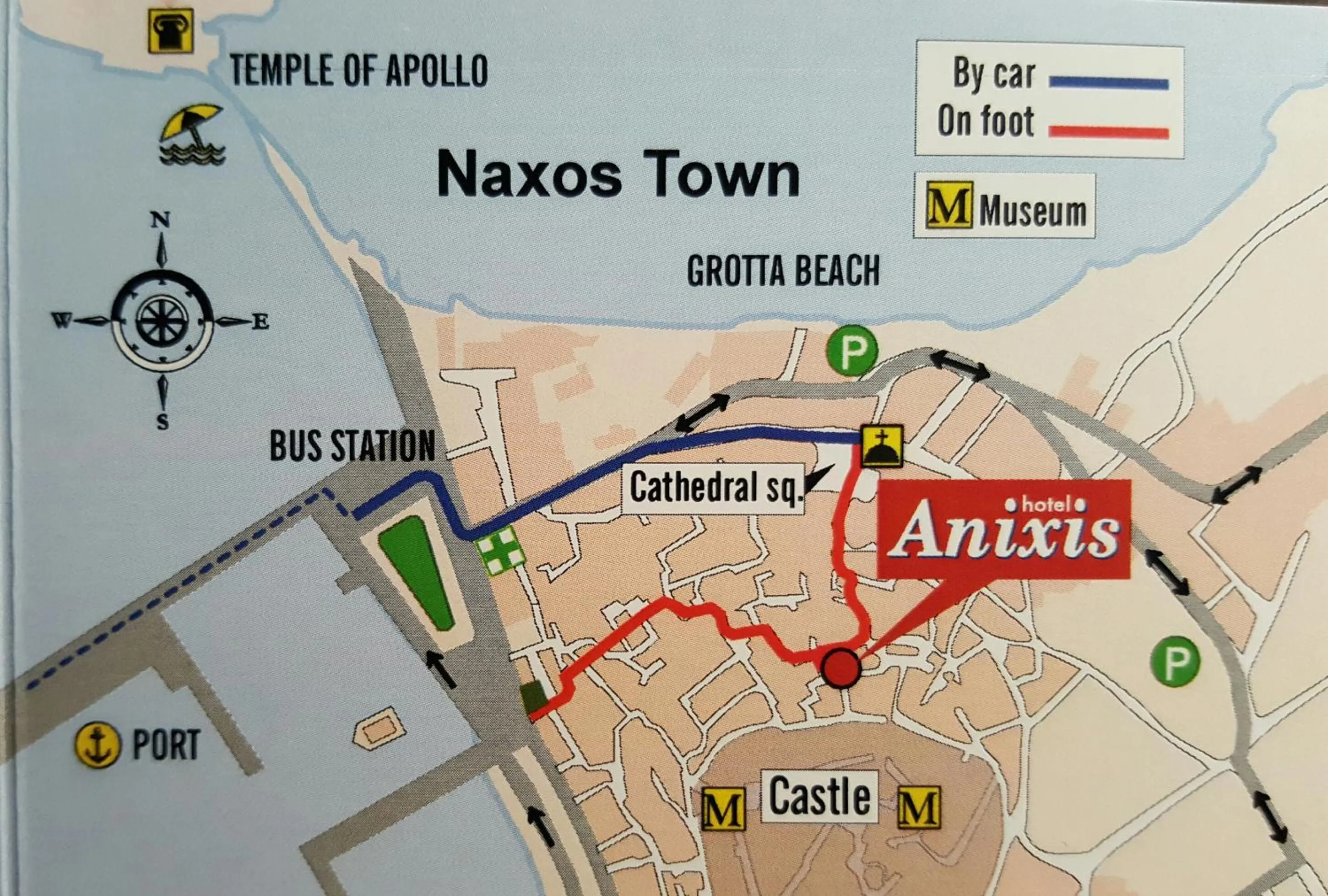 Location in Hotel Anixis