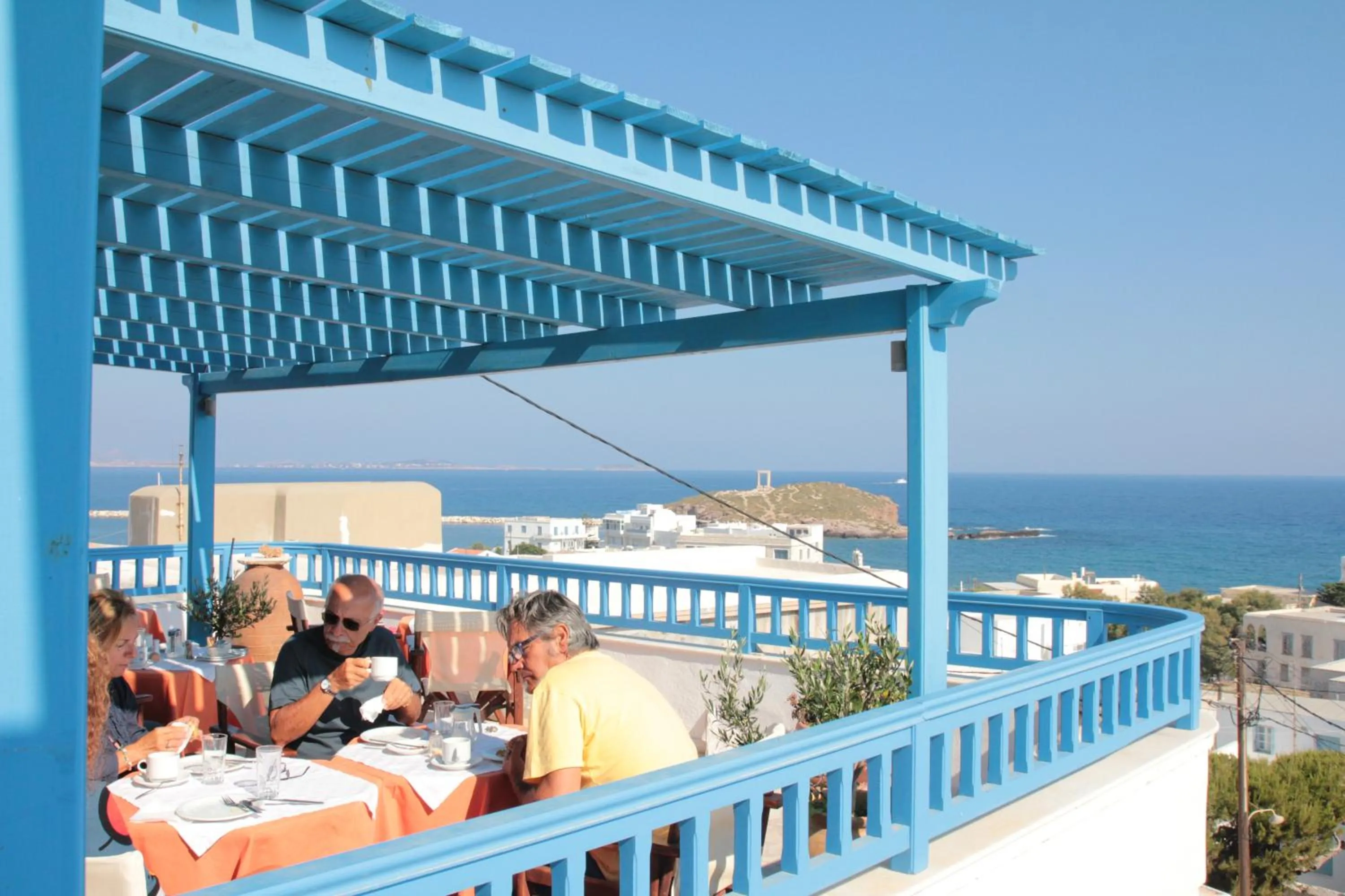 Patio in Hotel Anixis