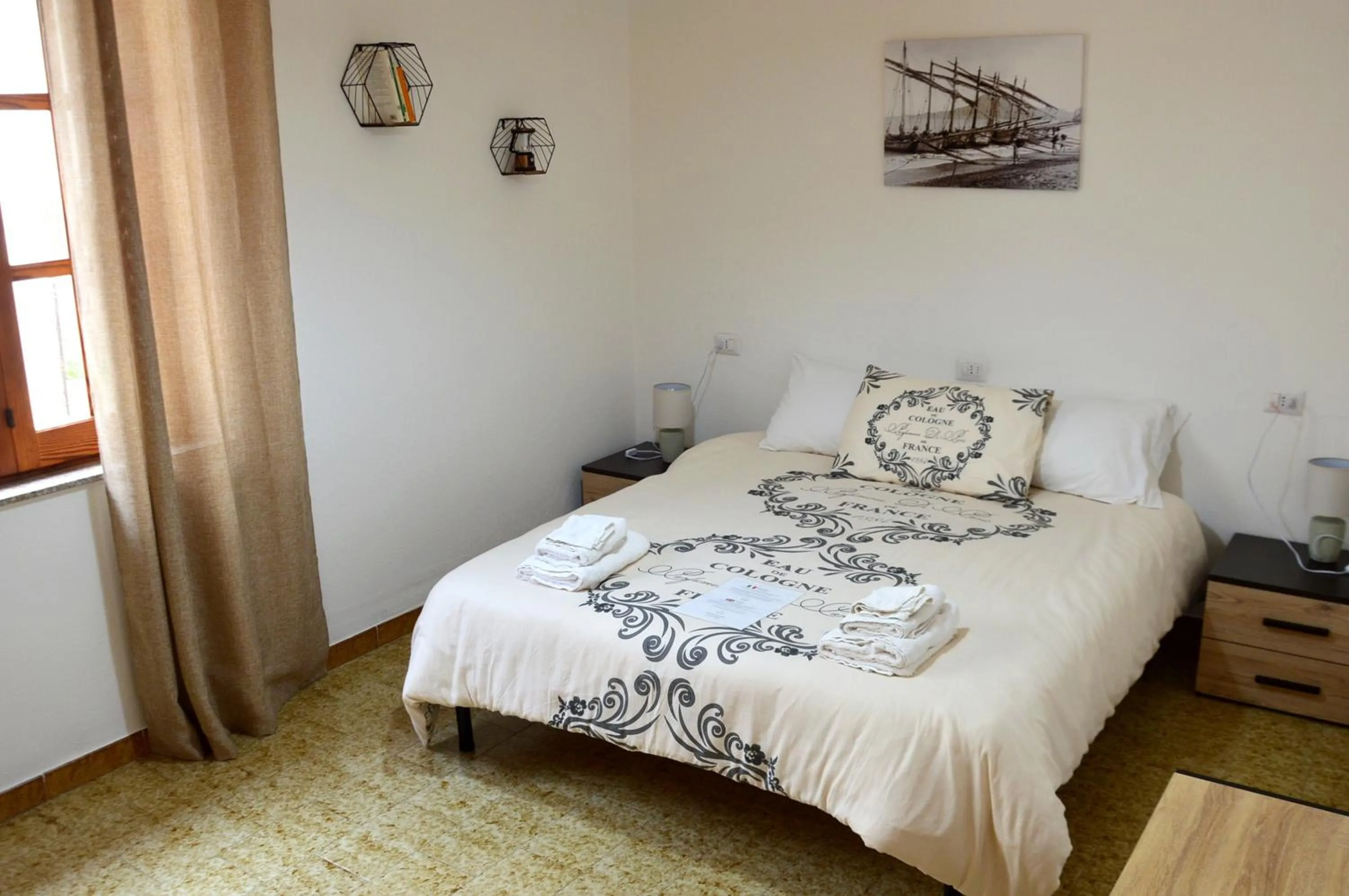 Bed in Mille Soli Bed and Breakfast