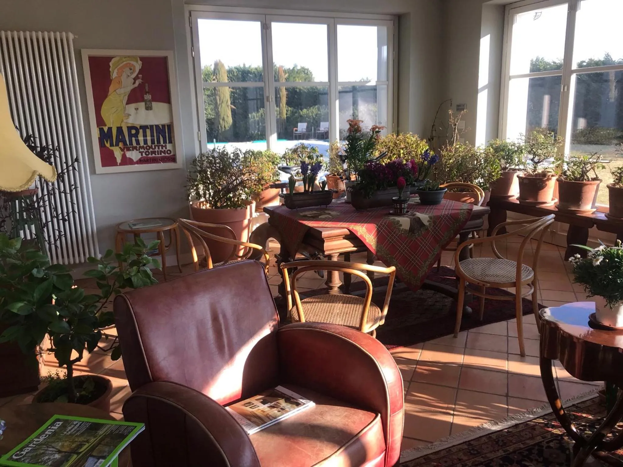 Living room in Villa Bricco dei Cogni