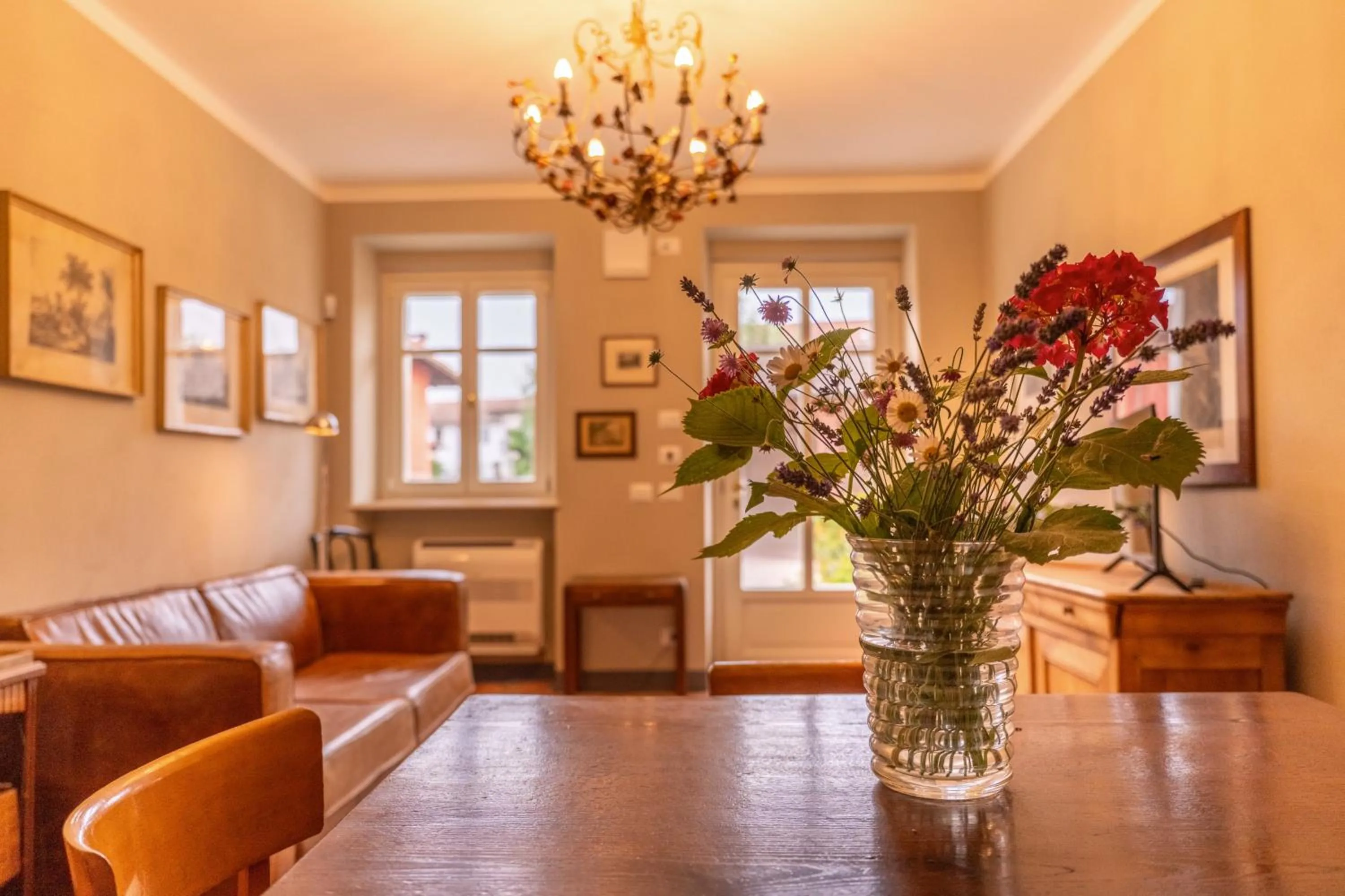 Living room in Villa Bricco dei Cogni