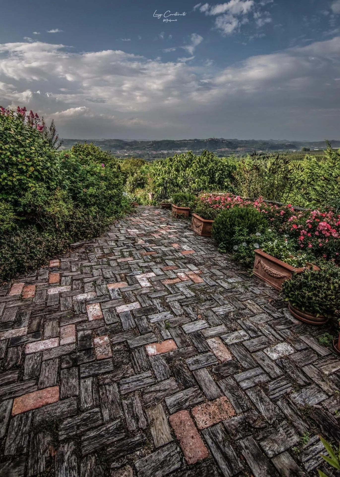Garden in Villa Bricco dei Cogni