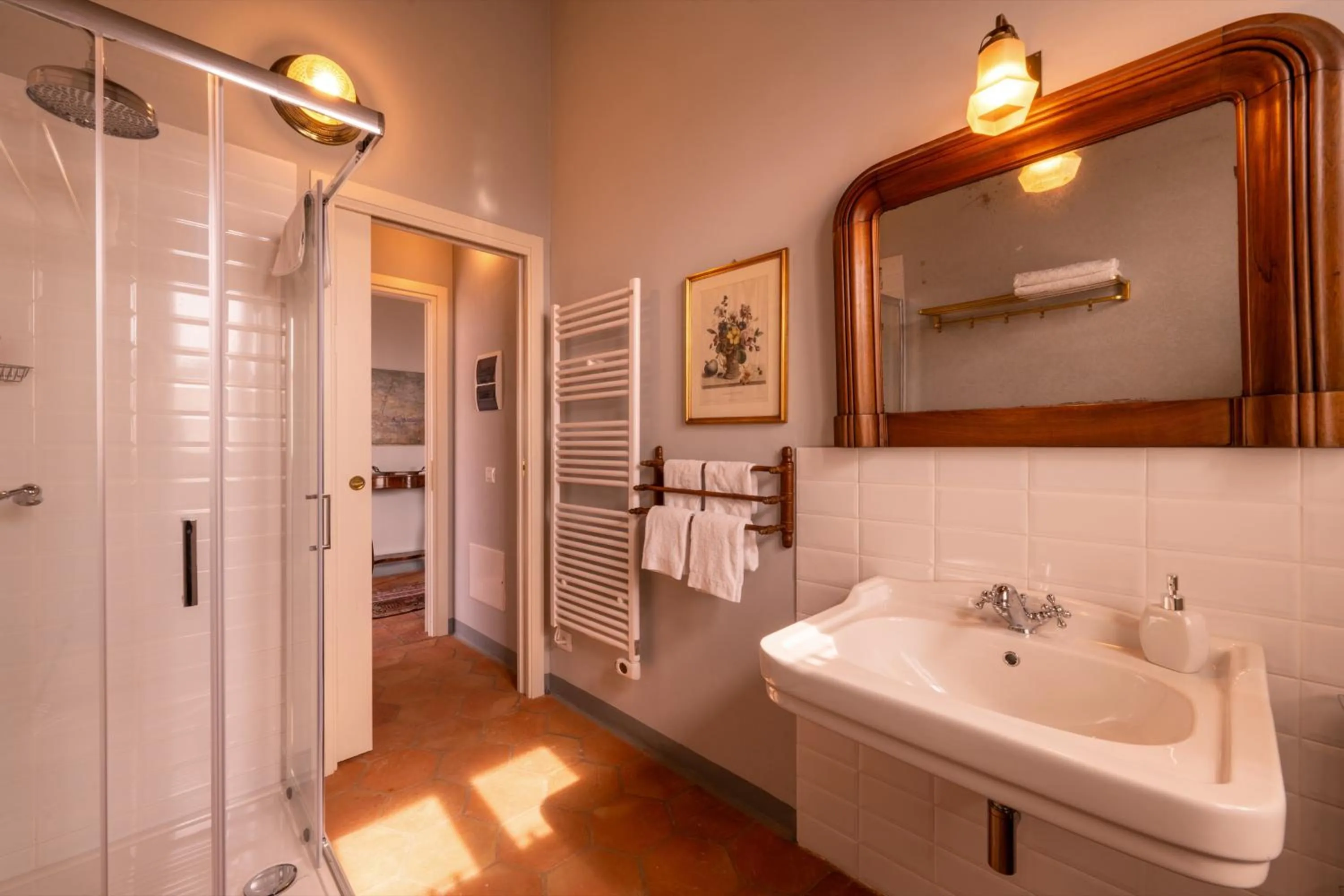 Shower in Villa Bricco dei Cogni