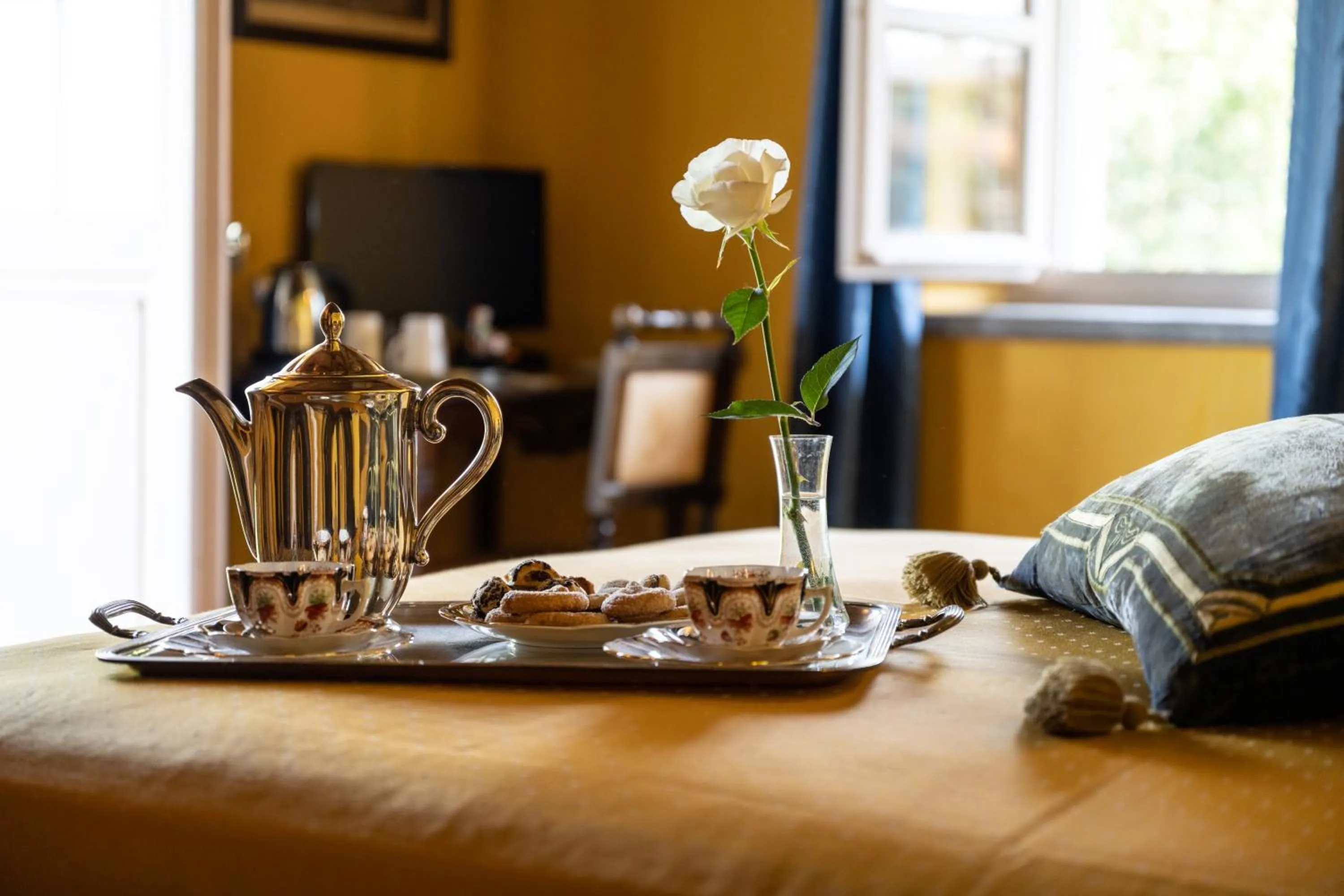 Bed in Villa Bricco dei Cogni