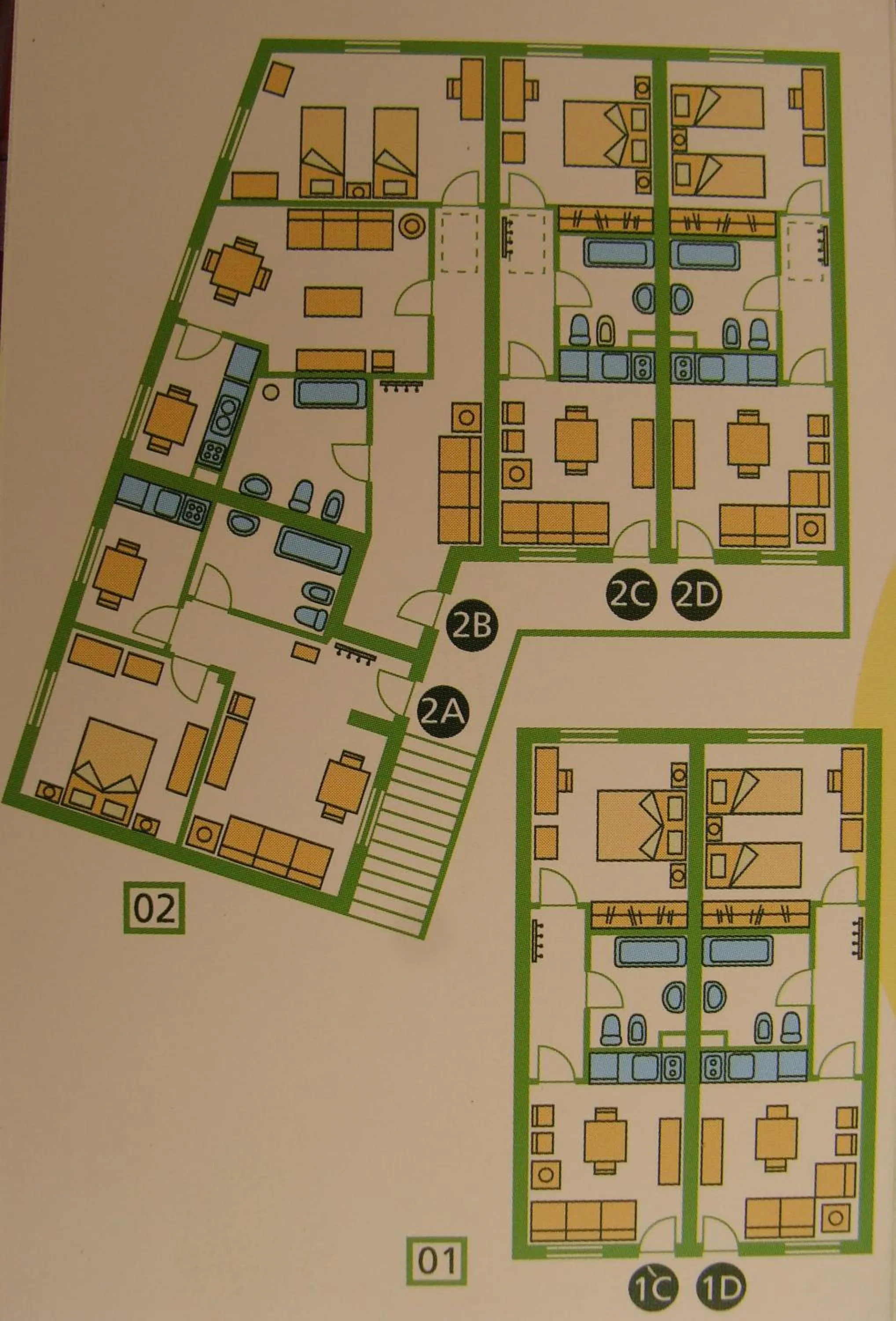 Floor plan in Hospedaria Verdemar