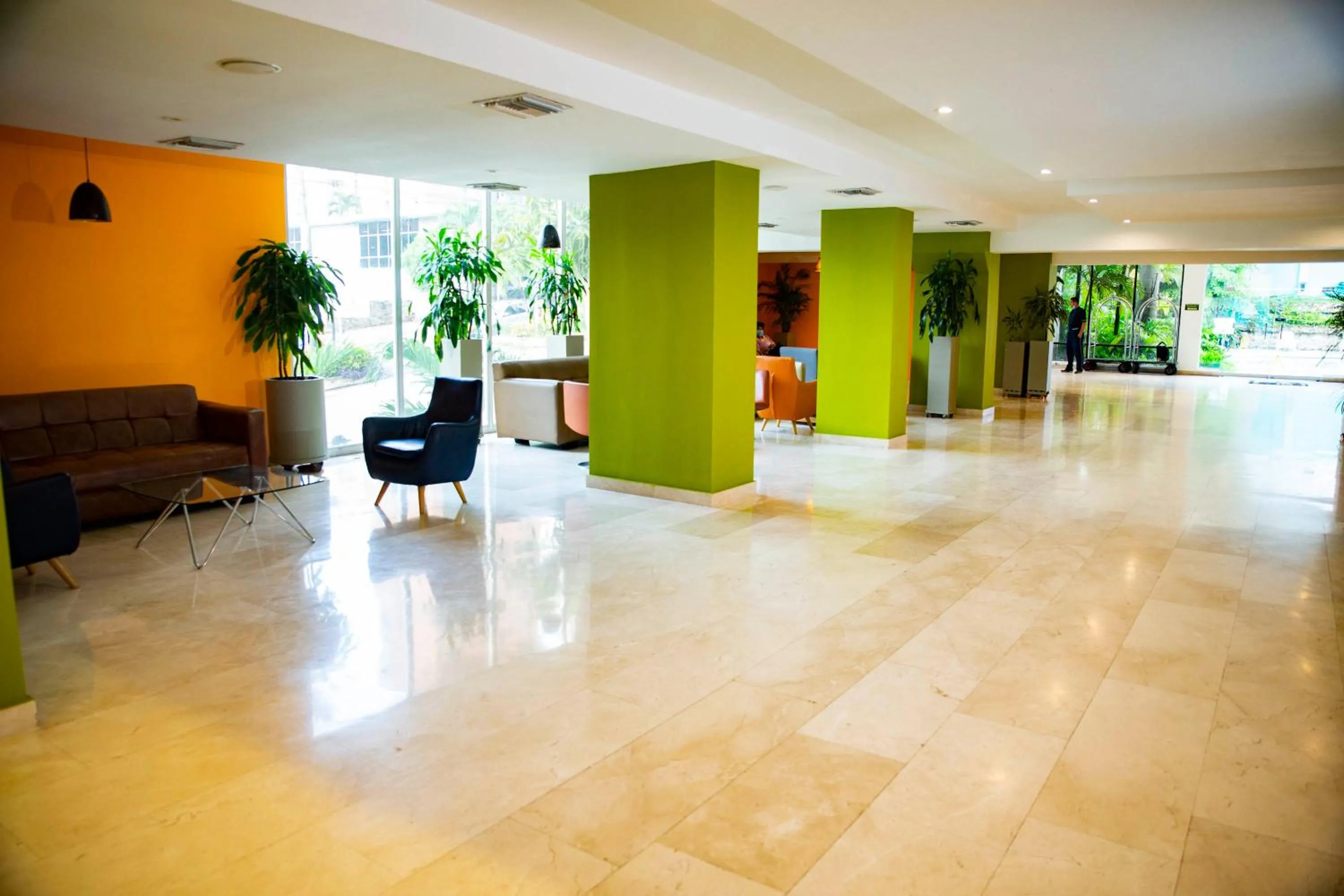 Lobby or reception in Hotel Barranquilla Plaza
