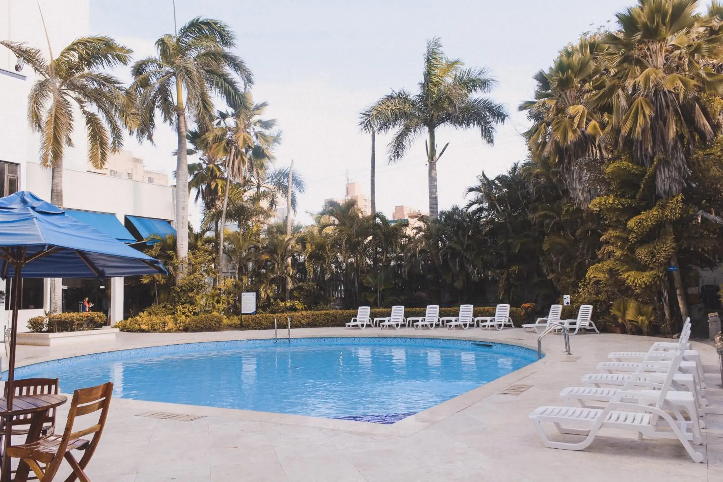 Swimming pool in Hotel Barranquilla Plaza Swimming pool in Hotel Barranquilla Plaza
