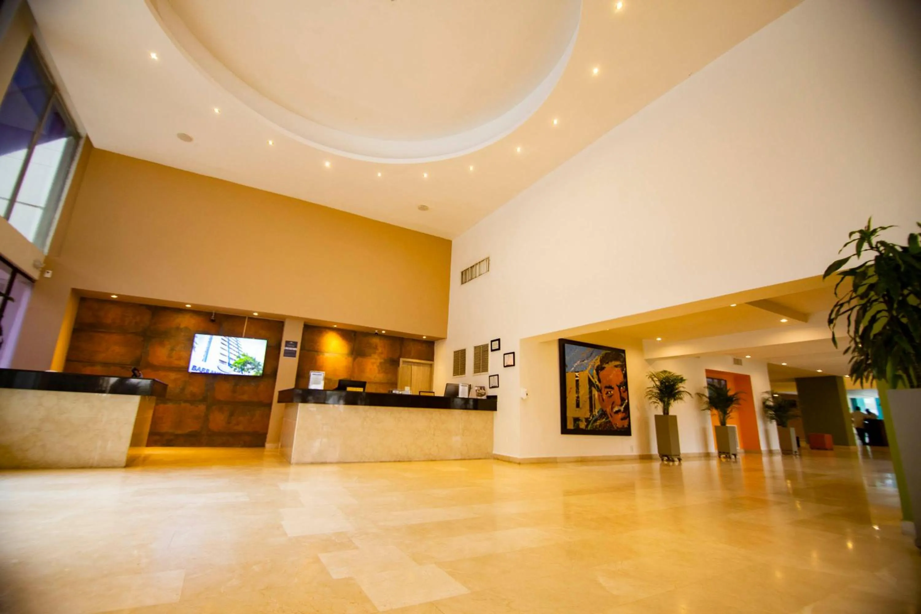 Lobby or reception in Hotel Barranquilla Plaza