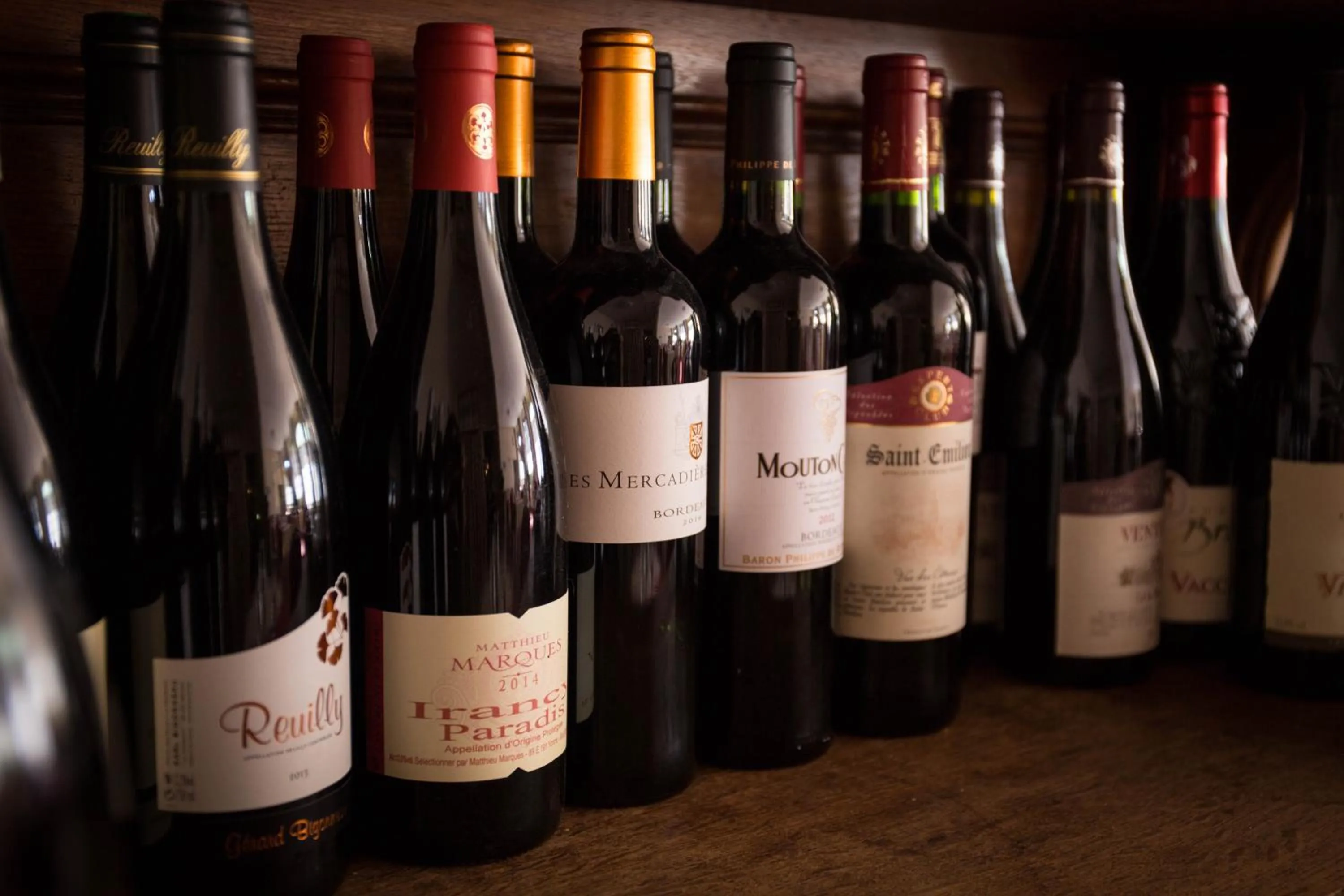 Alcoholic drinks in Le Sauvage