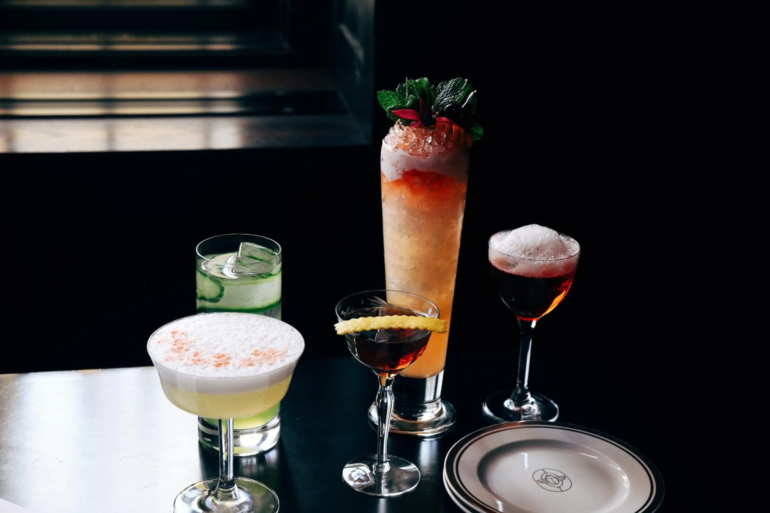 Drinks in Hotel Savoy Kansas City, Tapestry Collection by Hilton