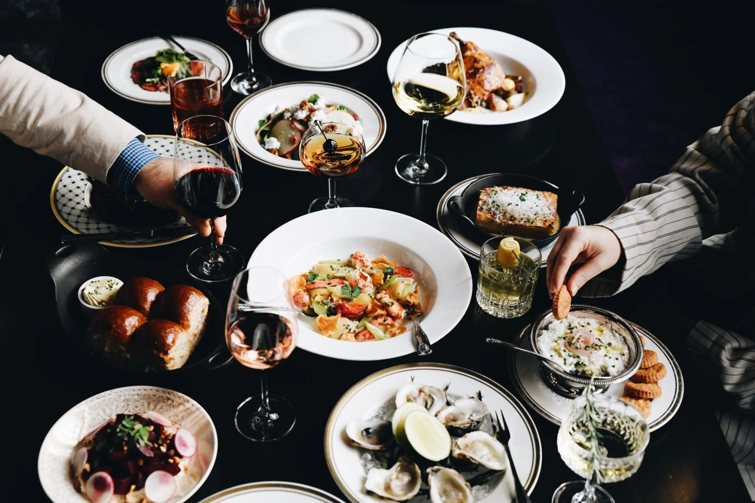 Dinner in Hotel Savoy Kansas City, Tapestry Collection by Hilton