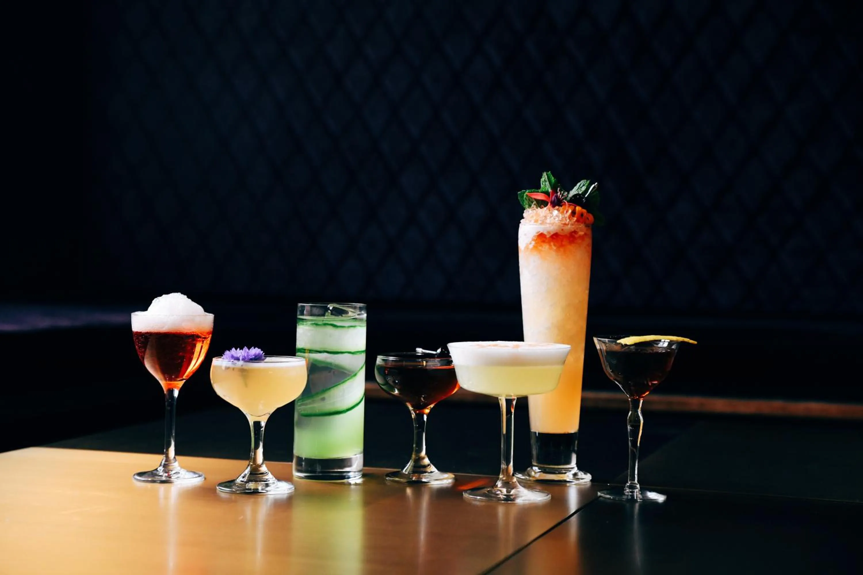 Drinks in Hotel Savoy Kansas City, Tapestry Collection by Hilton