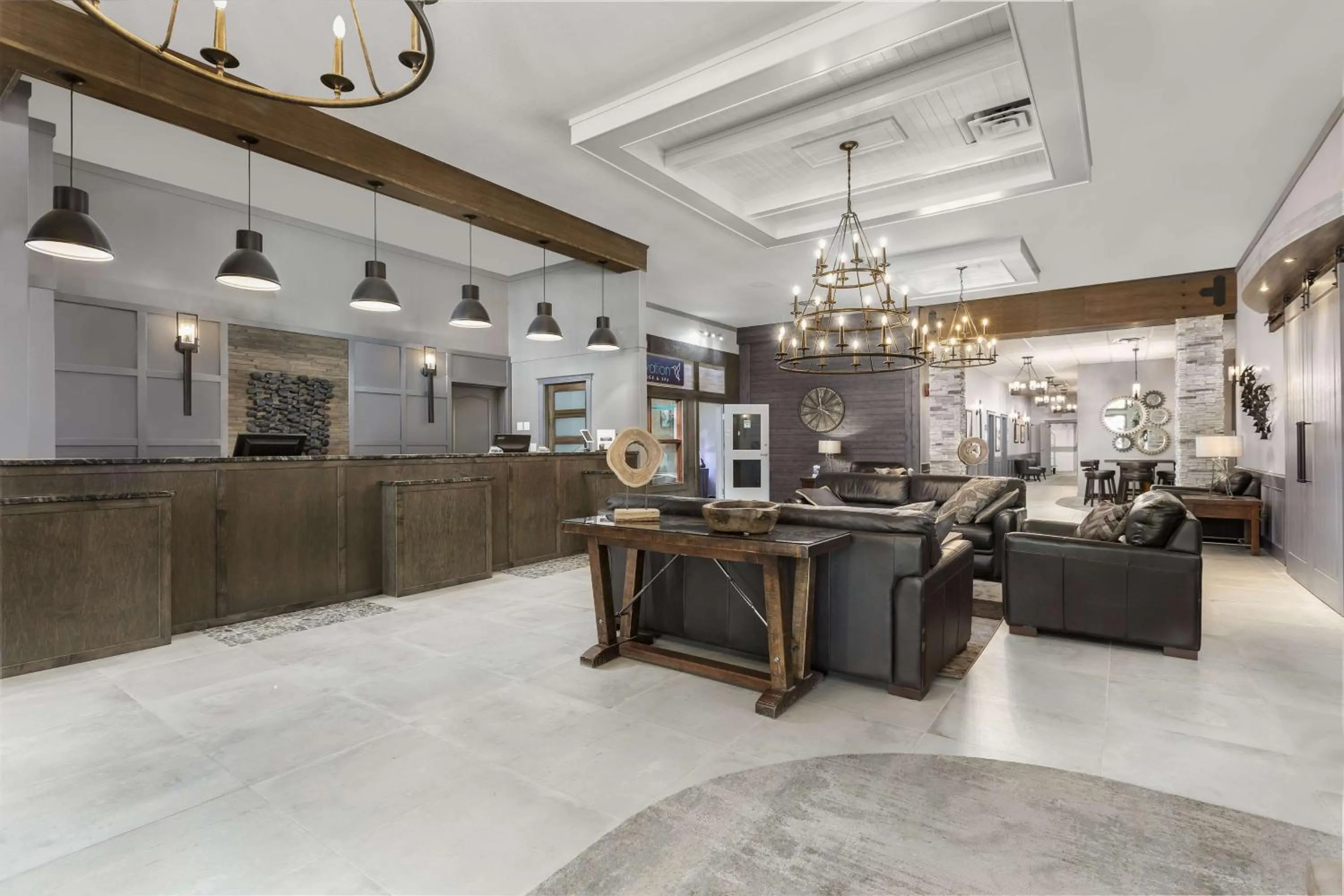 Lobby or reception in Prestige Radium Hot Springs Resort, WorldHotels Crafted