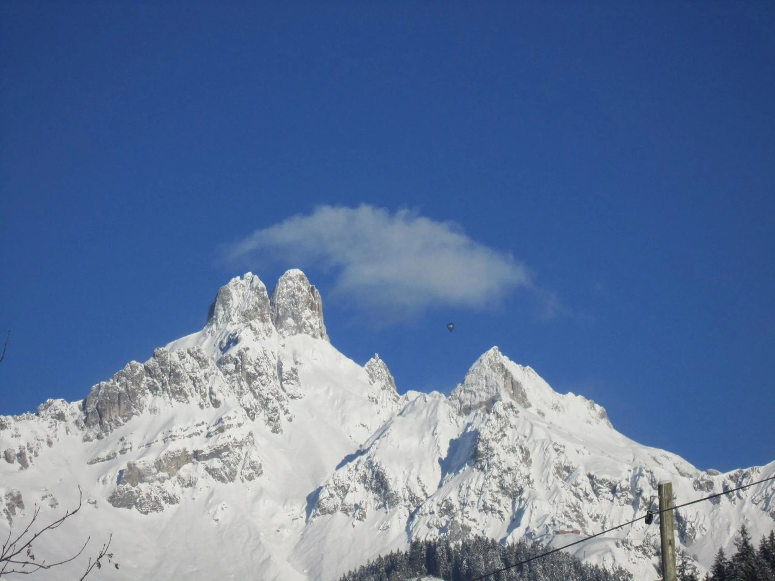 Mountain view in Ferienwohnung Mützengruß