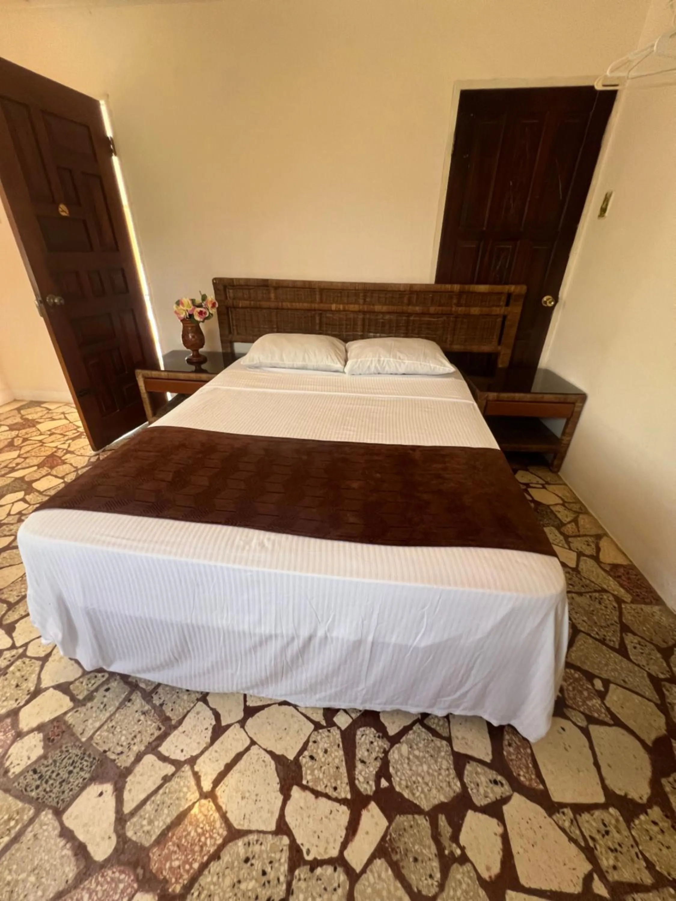 Bed in Cozy Family Inn