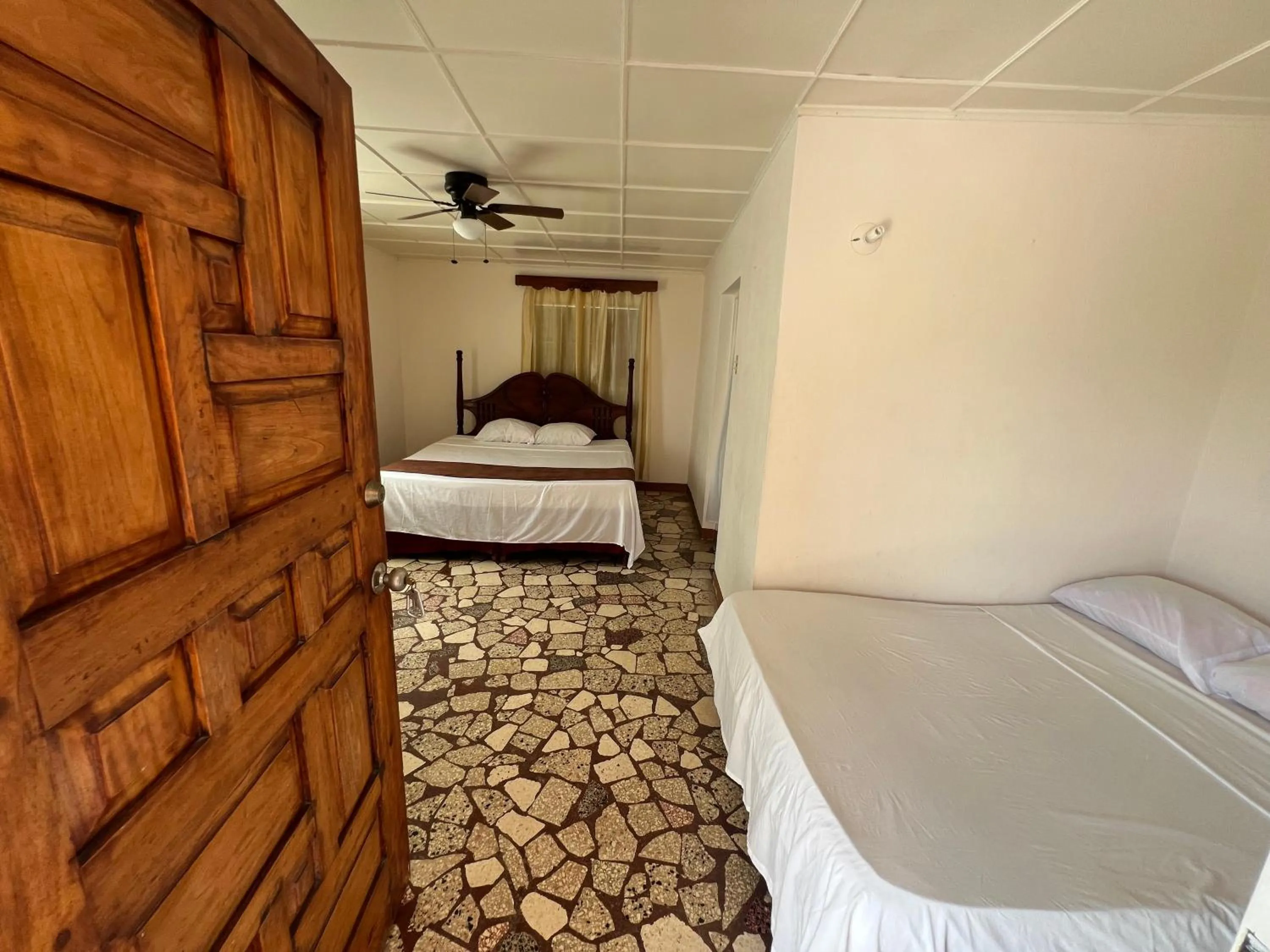 Bed in Cozy Family Inn