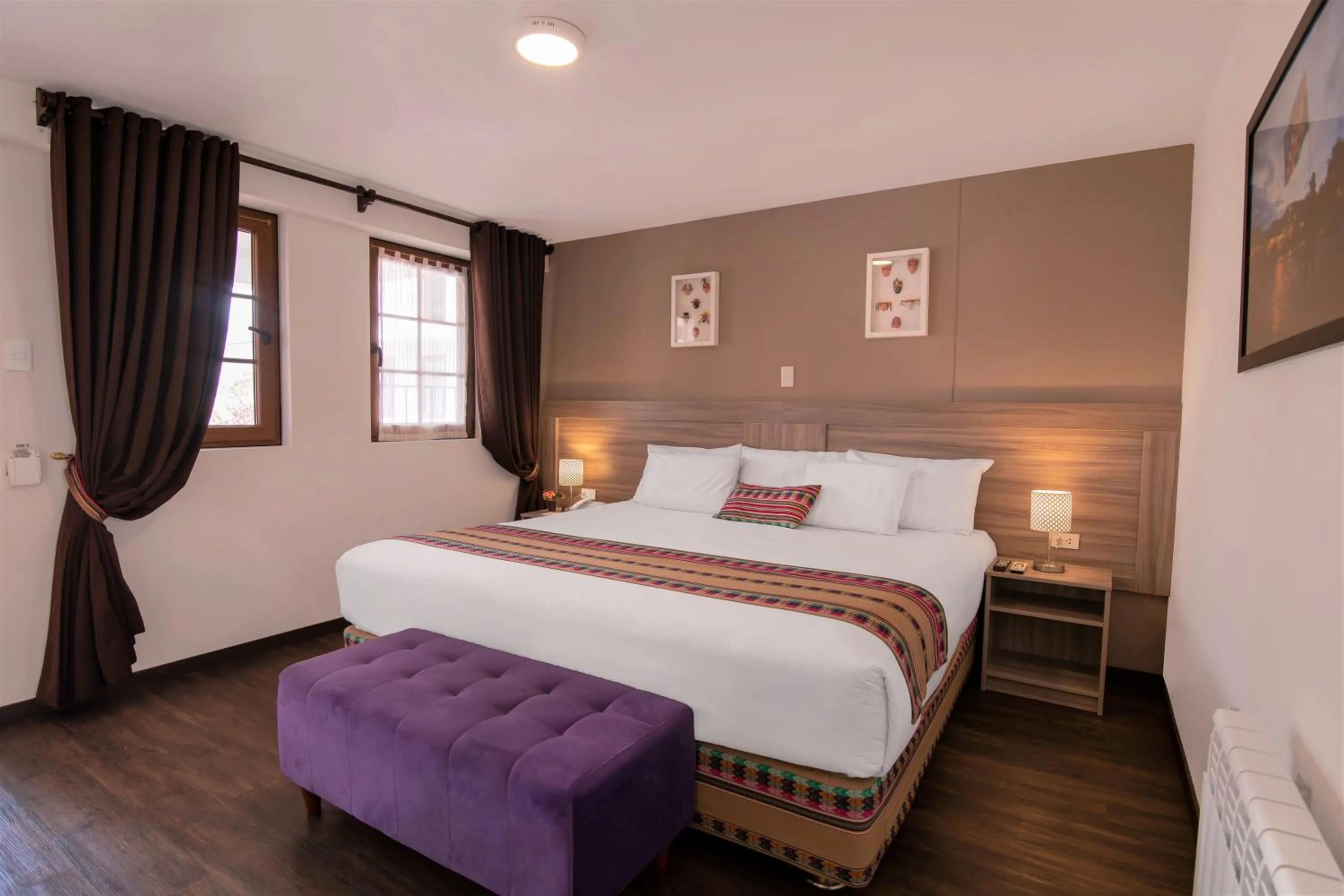 Bed in Atoq San Blas Hotel