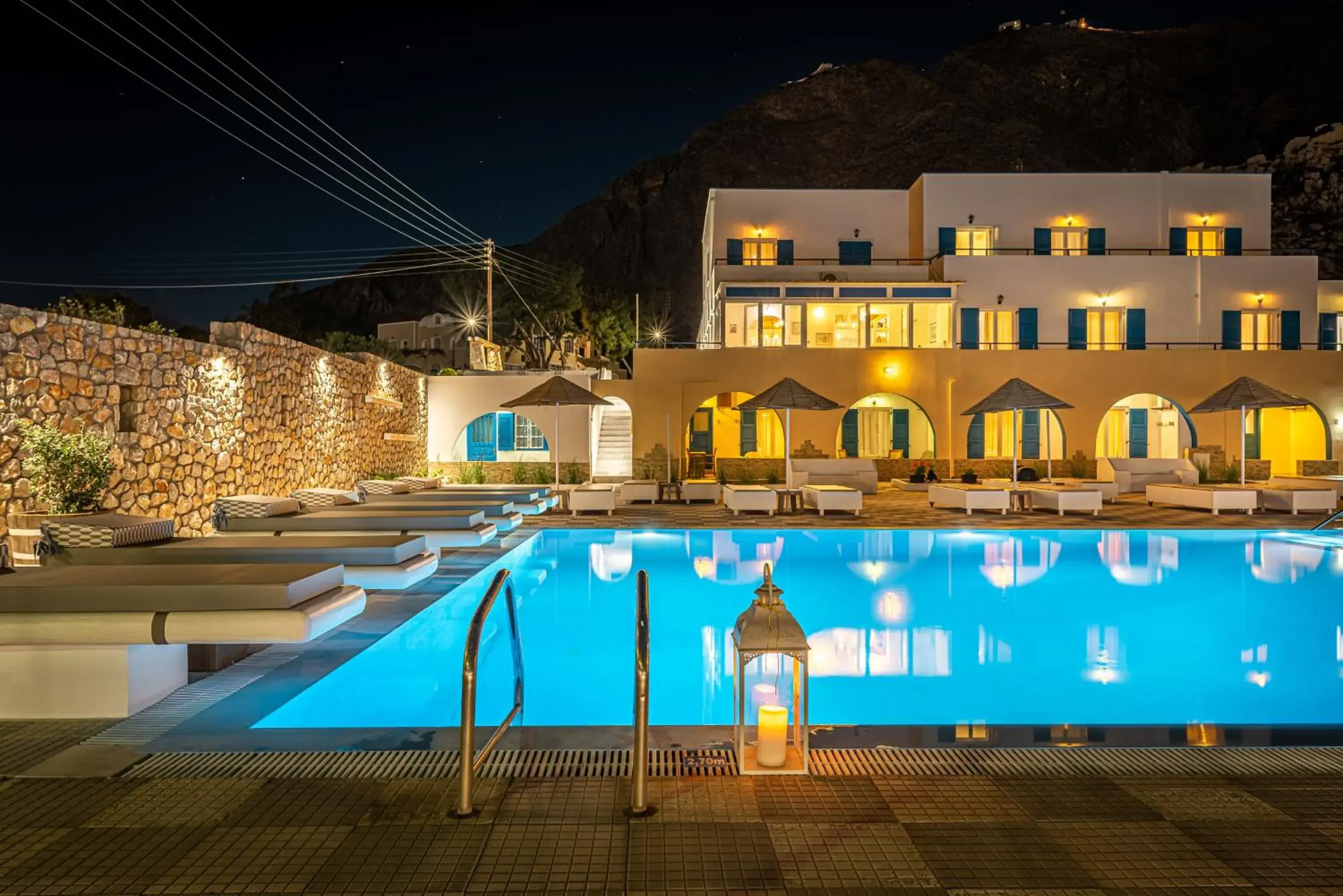 Pool view in Marianna Hotel Pool view in Marianna Hotel