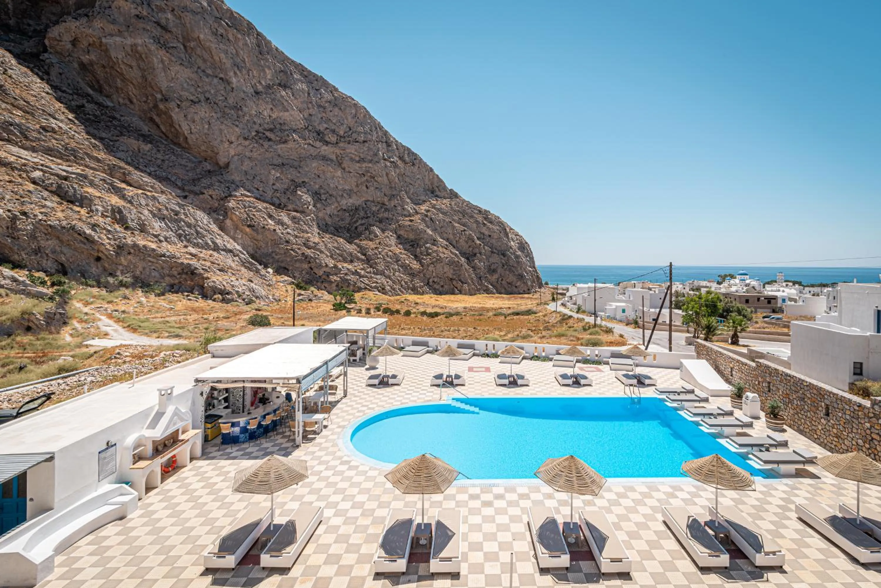 Pool view in Marianna Hotel