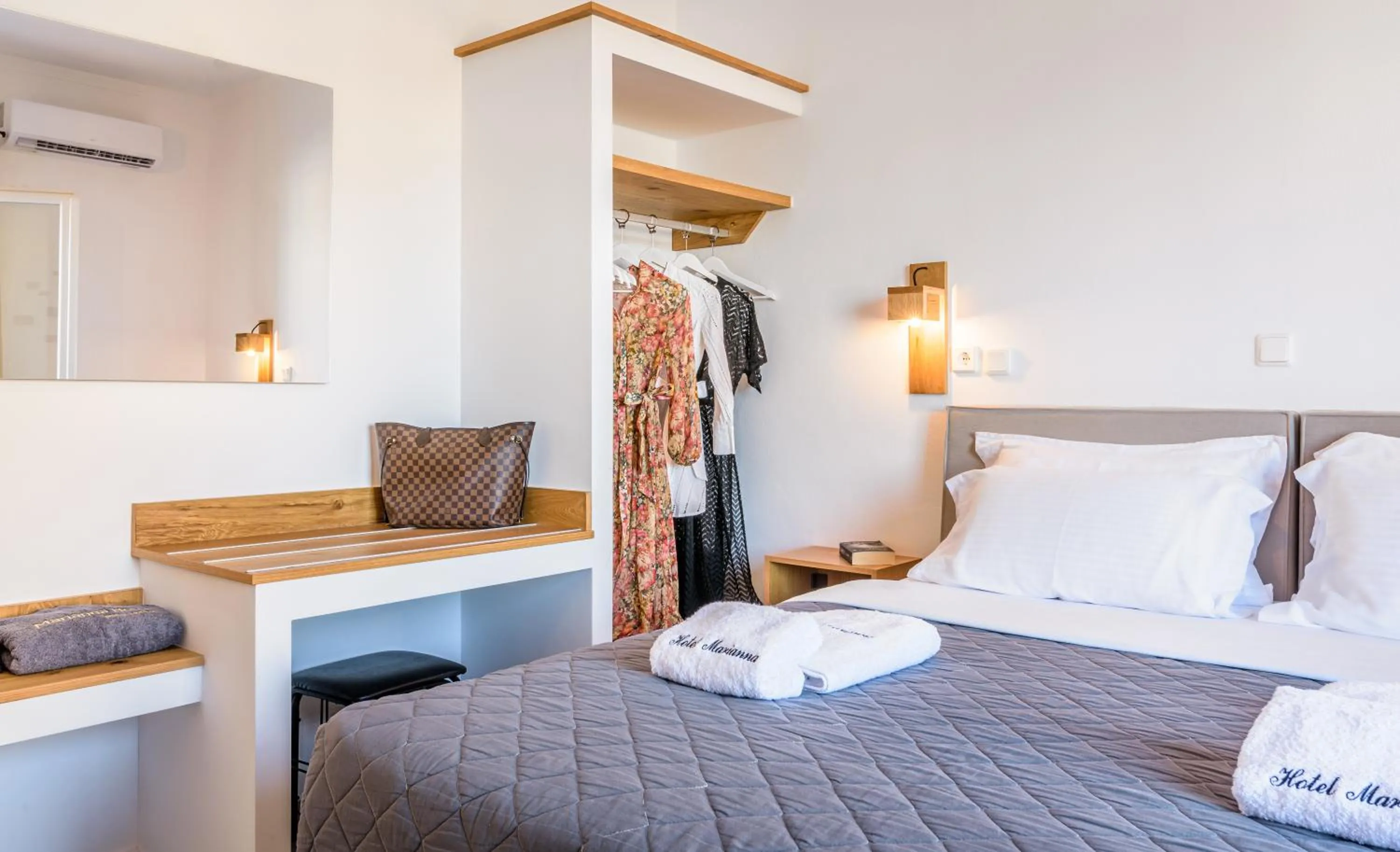 Bed in Marianna Hotel