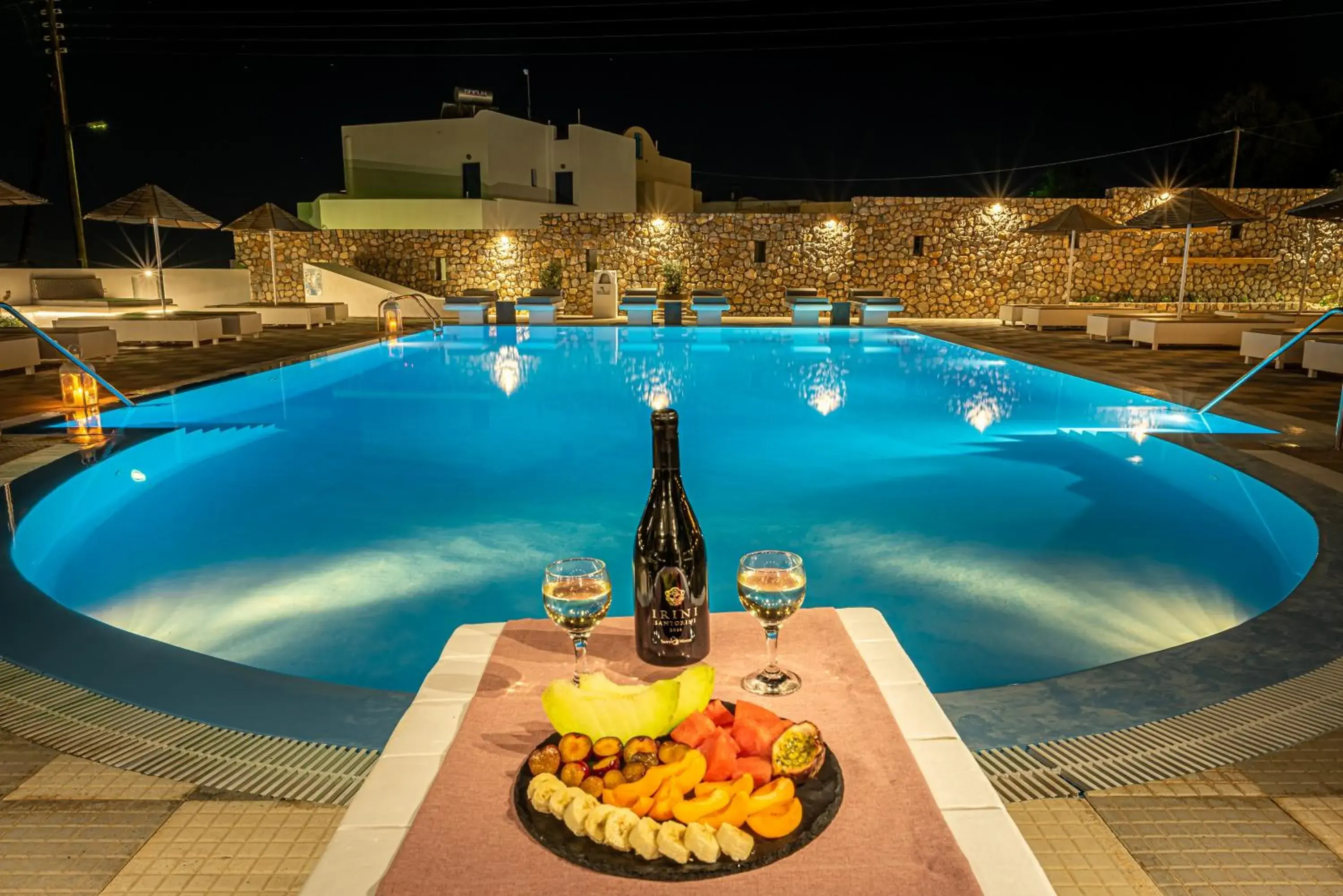 Pool view in Marianna Hotel Pool view in Marianna Hotel