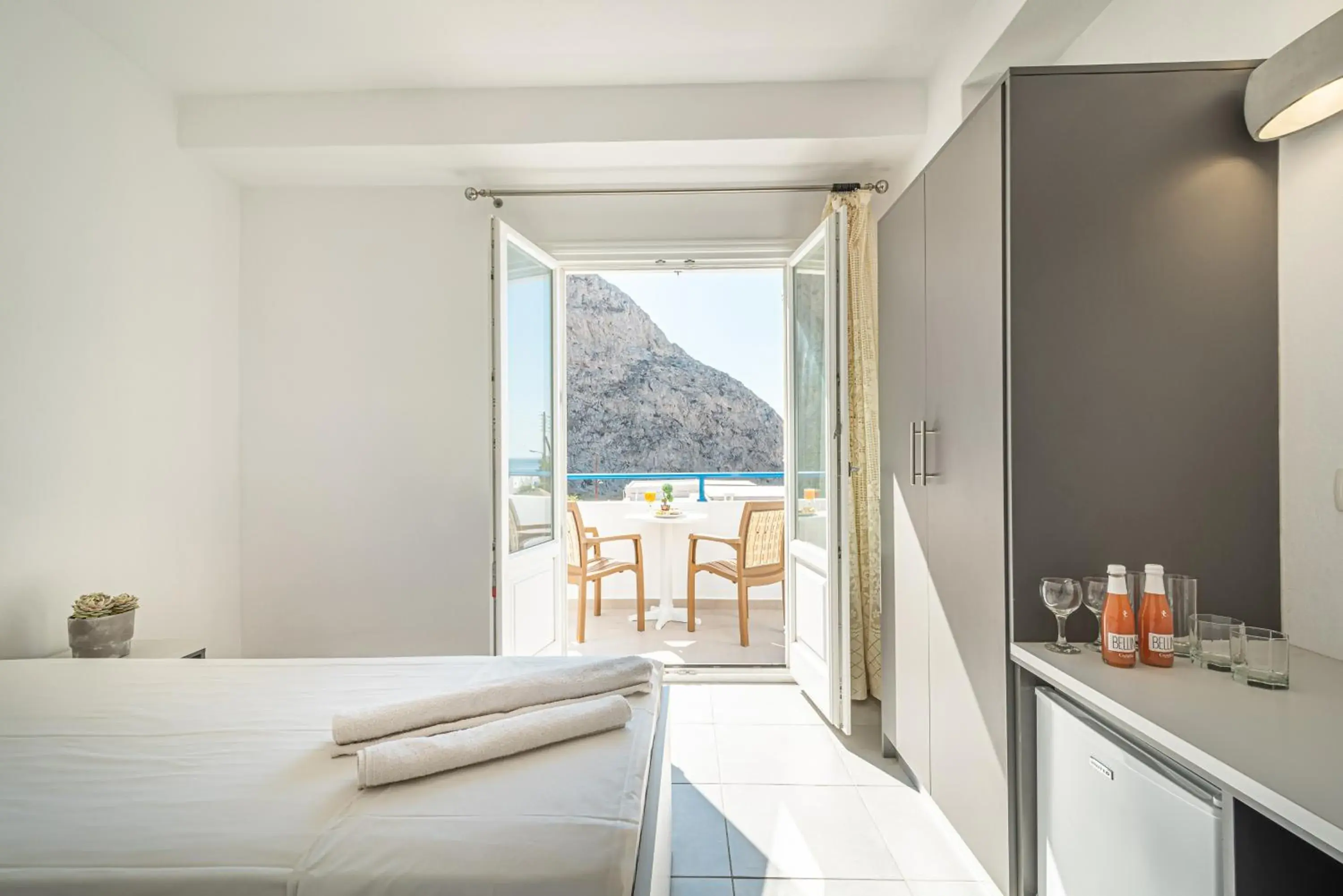 Balcony/Terrace, Bed in Marianna Hotel Balcony/Terrace, Bed in Marianna Hotel