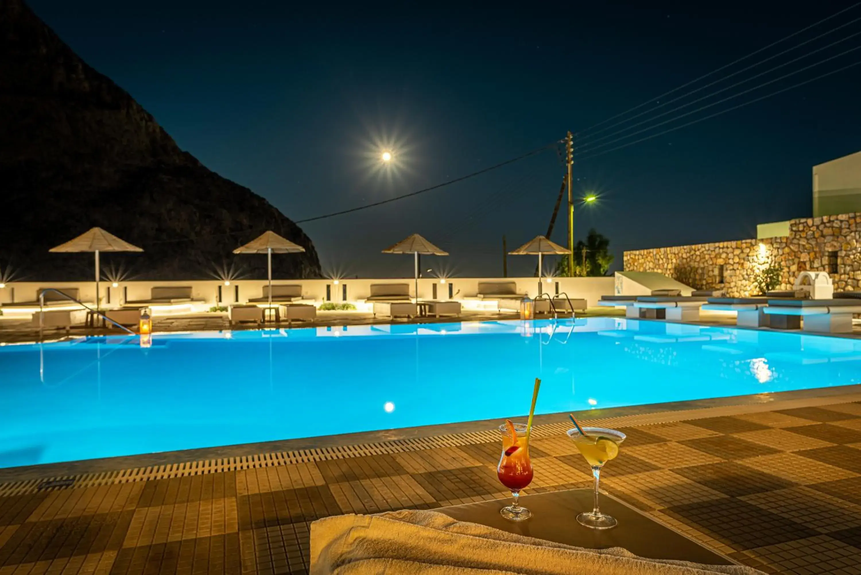 Pool view in Marianna Hotel Pool view in Marianna Hotel