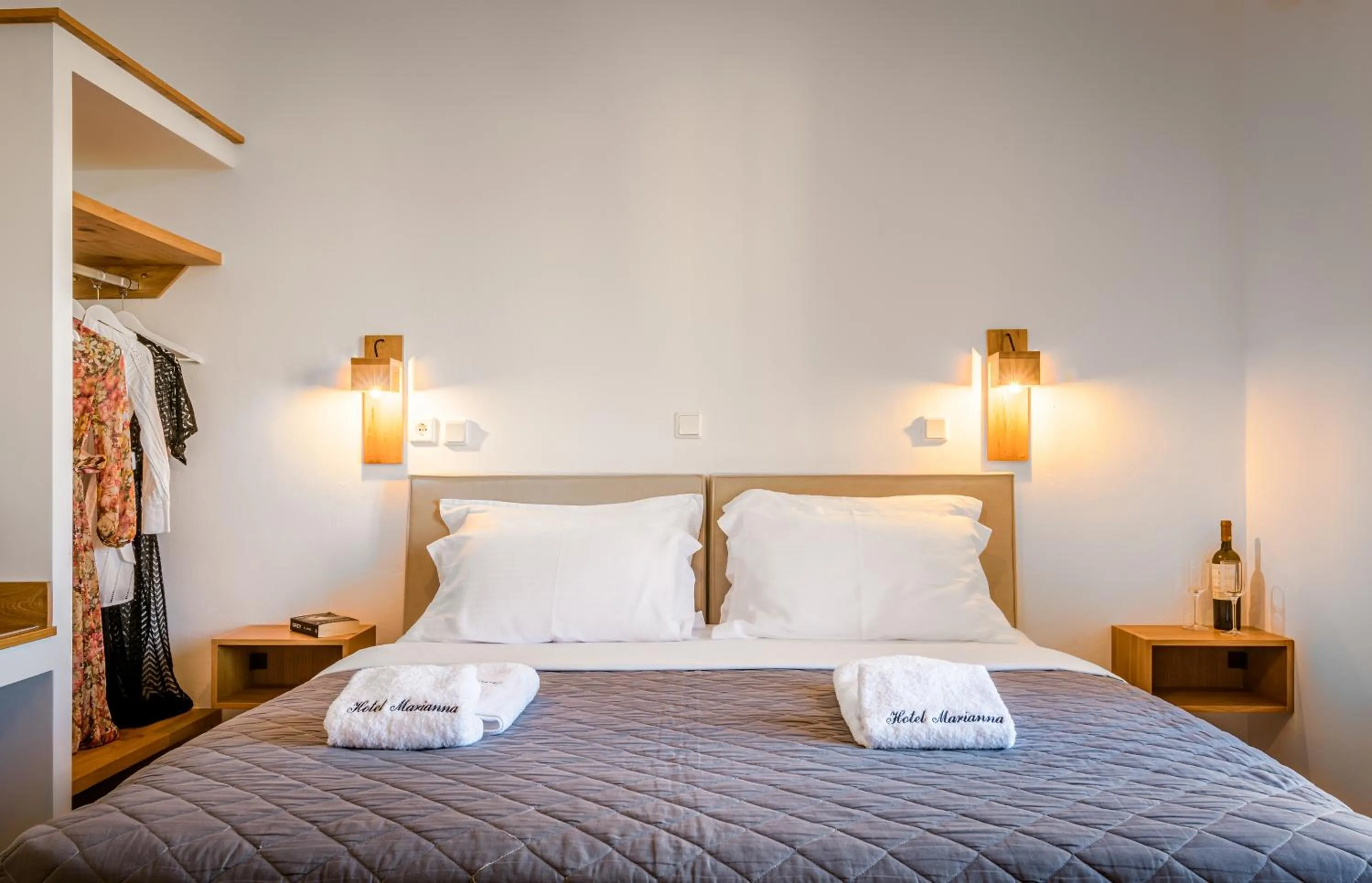 Bedroom, Bed in Marianna Hotel