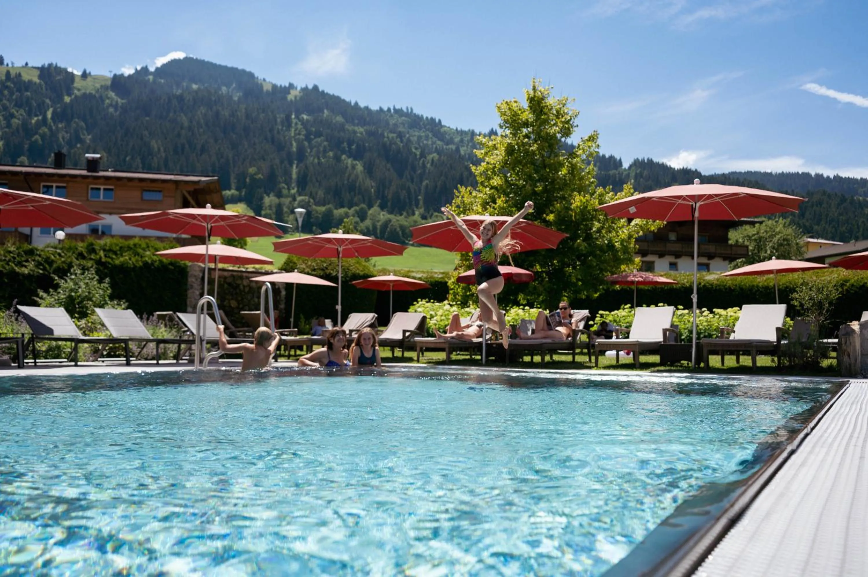 Swimming pool in Hotel Der Wastlhof - direkt an der Skipiste Wellness & Spa
