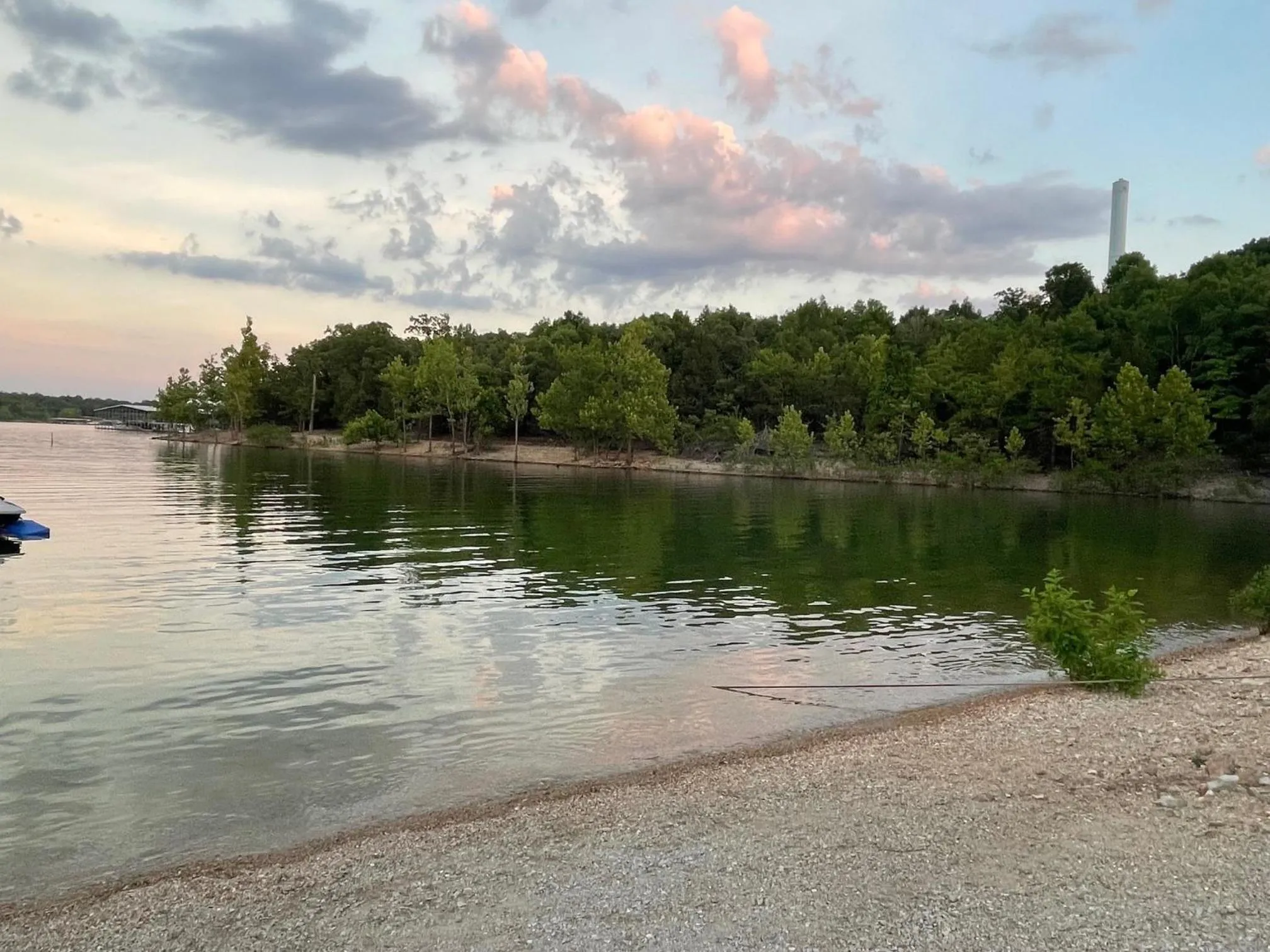 Beach in Rockwood Condos on Table Rock Lake With Boat Slips
