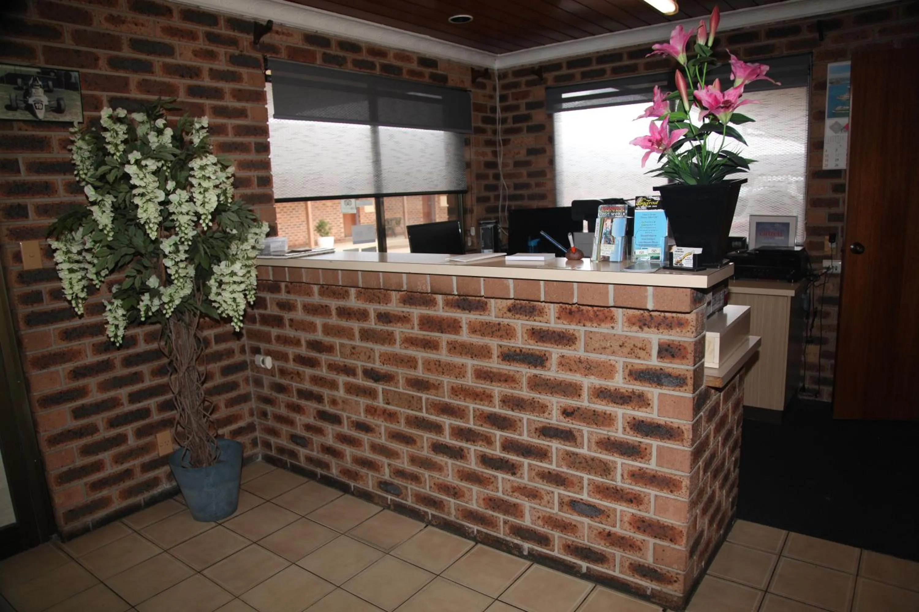 Lobby or reception in Big Trout Motel