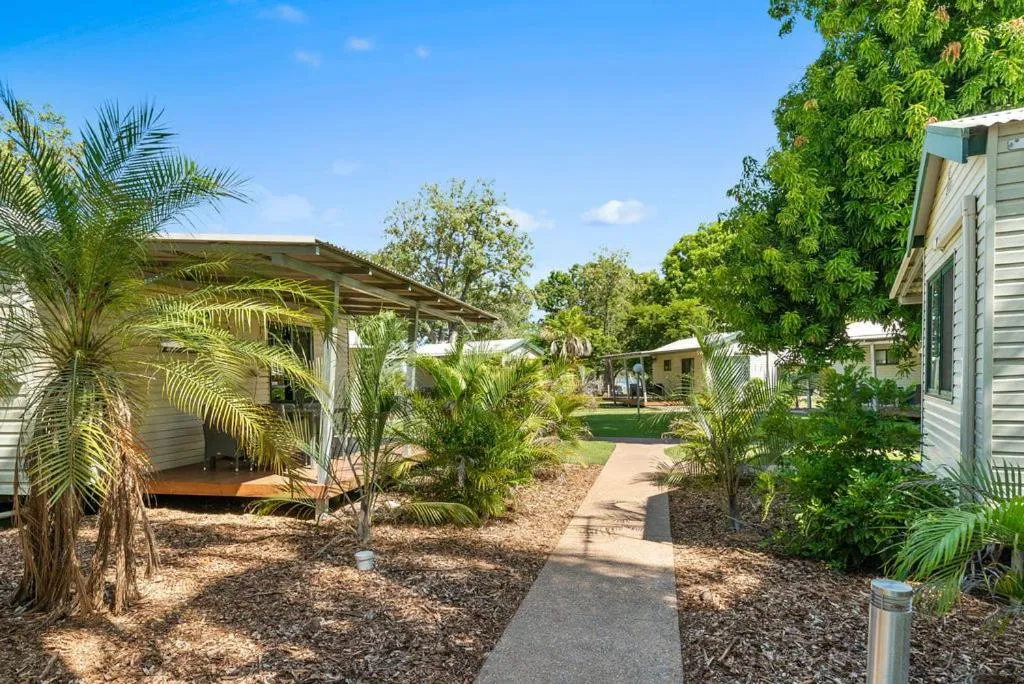 Garden view in Kimberleyland Waterfront Holiday Park