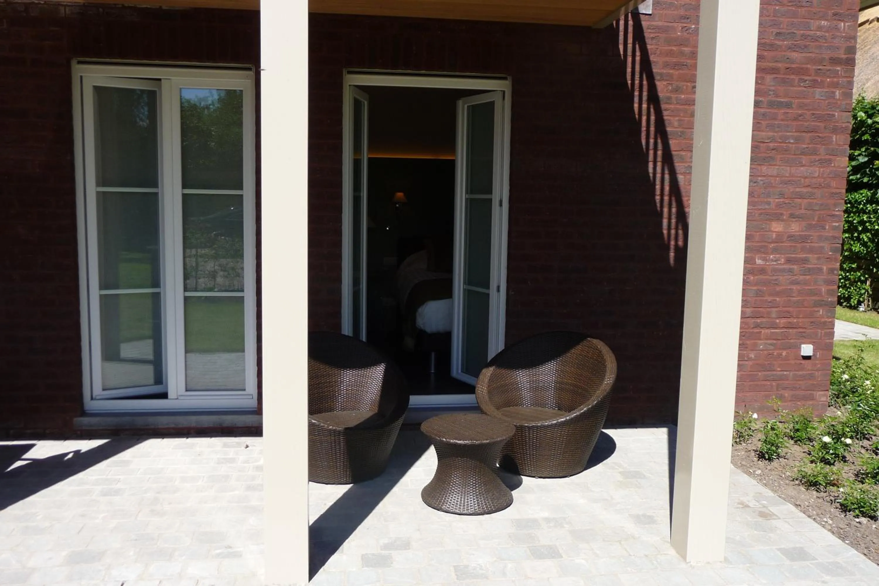 Patio in B&B Riche Terre