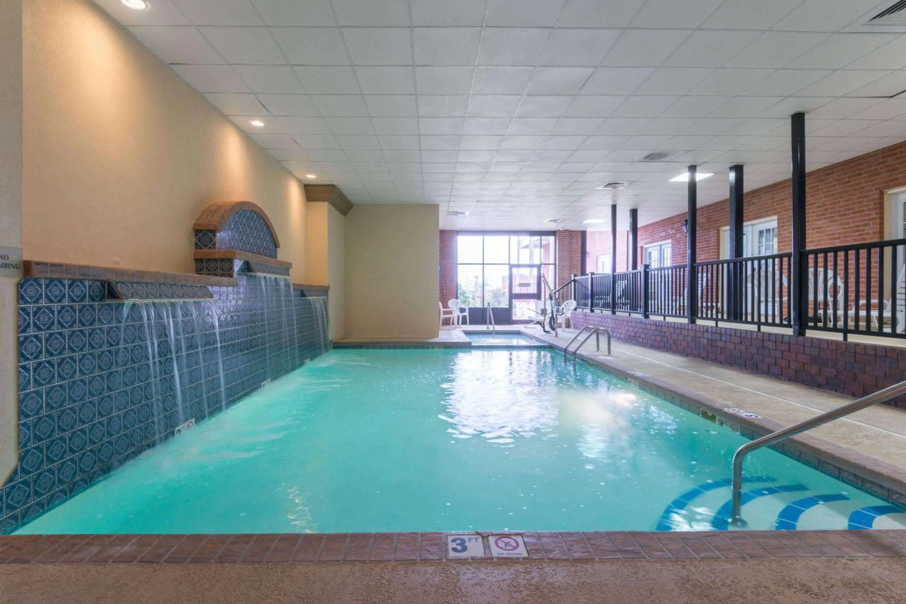 Pool view in Ramada by Wyndham Topeka Downtown Hotel & Convention Center