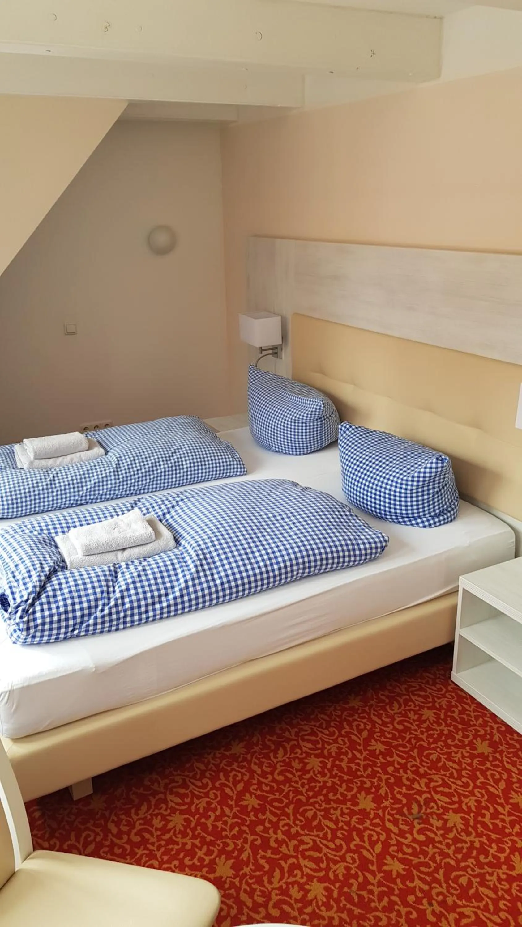 Bed in Landhotel Klempau