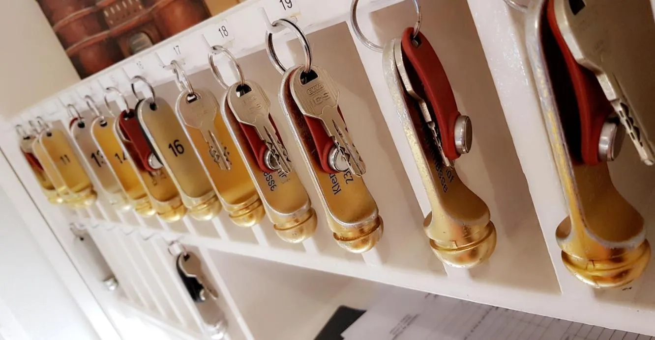 Lobby or reception in Landhotel Klempau