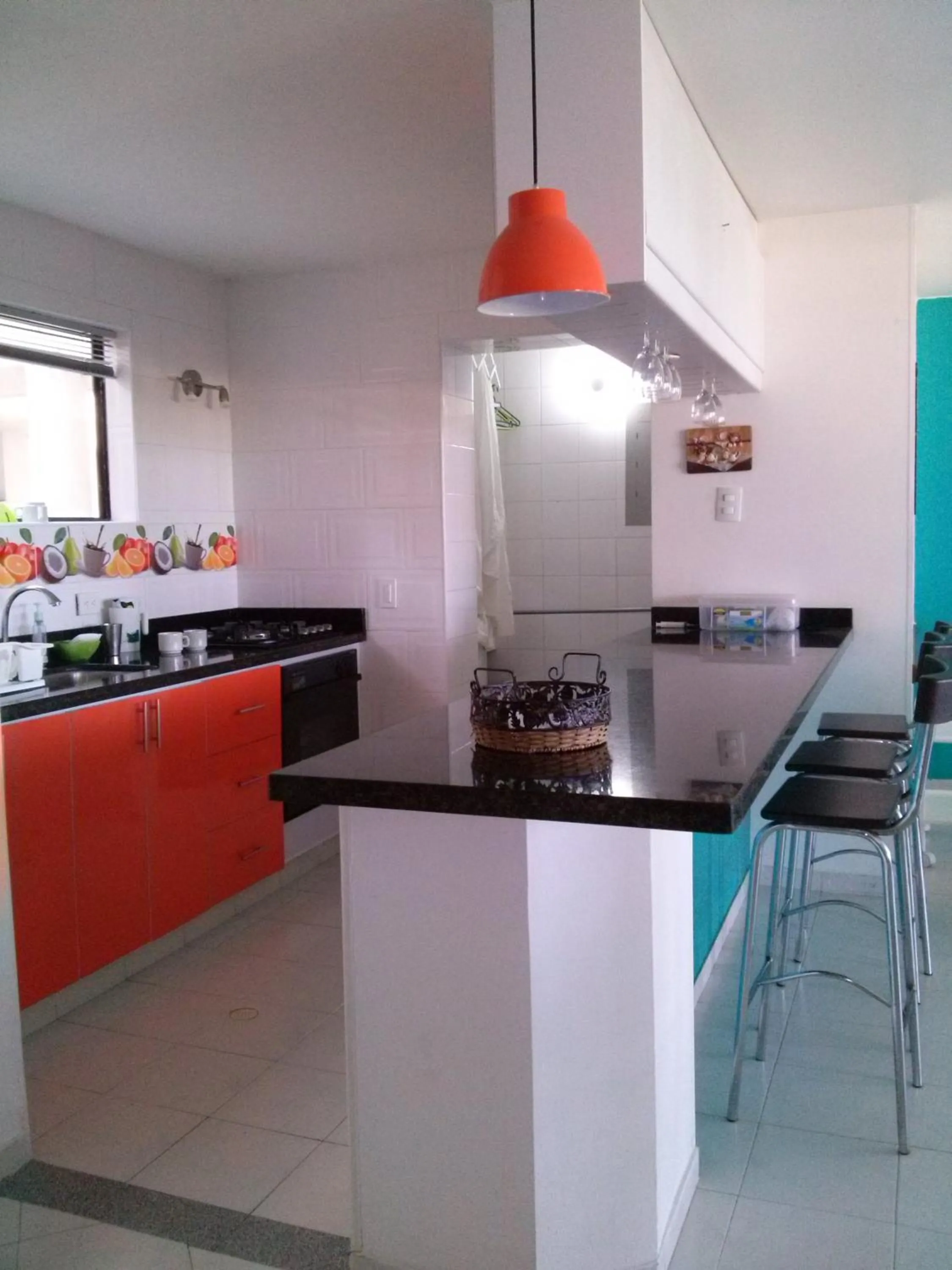 Kitchen or kitchenette in Condominio Girardot Resort