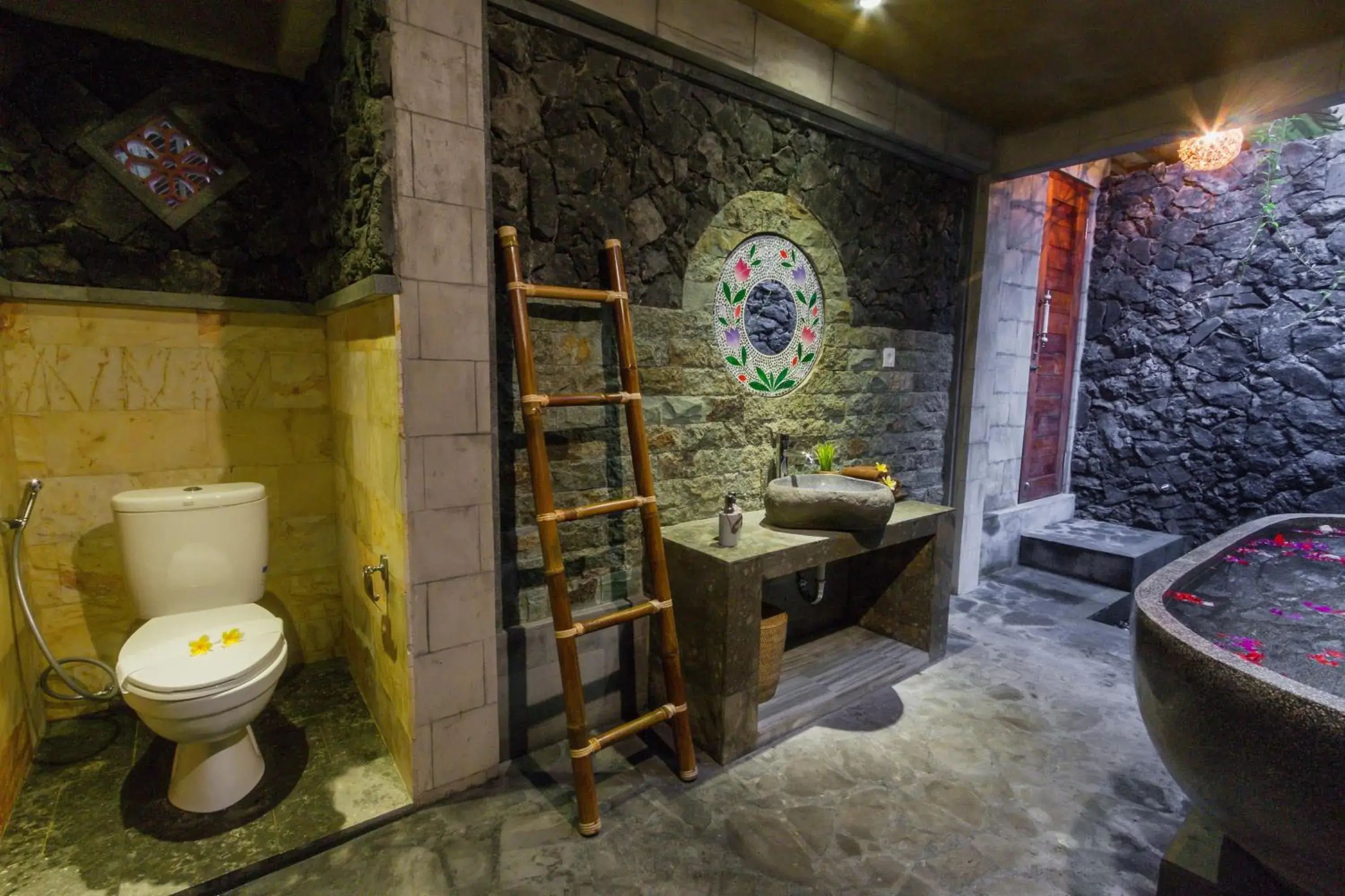 Bathroom in Jero Sebali Villa by Travellink Bali Bathroom in Jero Sebali Villa by Travellink Bali