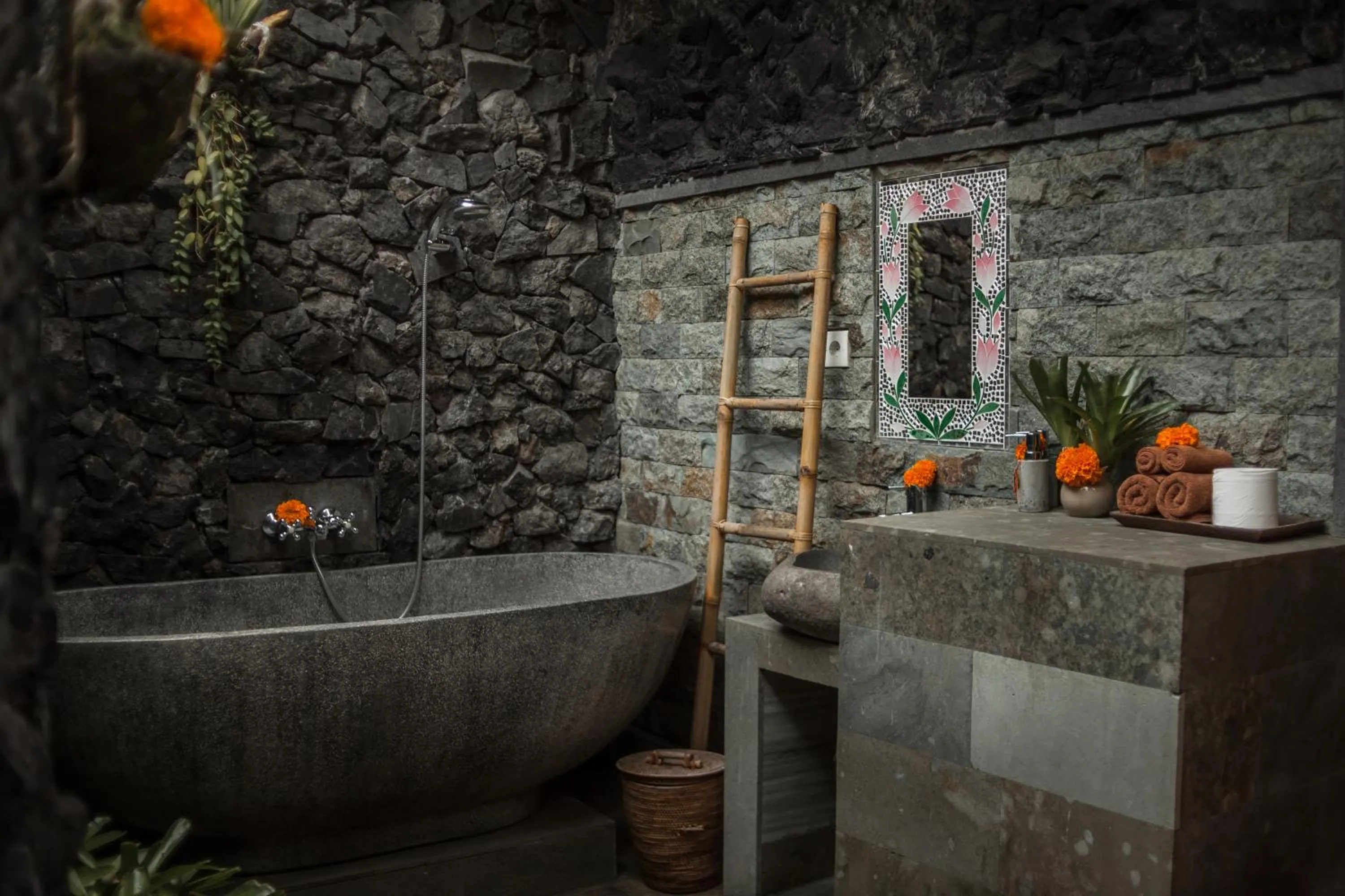 Bathroom in Jero Sebali Villa by Travellink Bali
