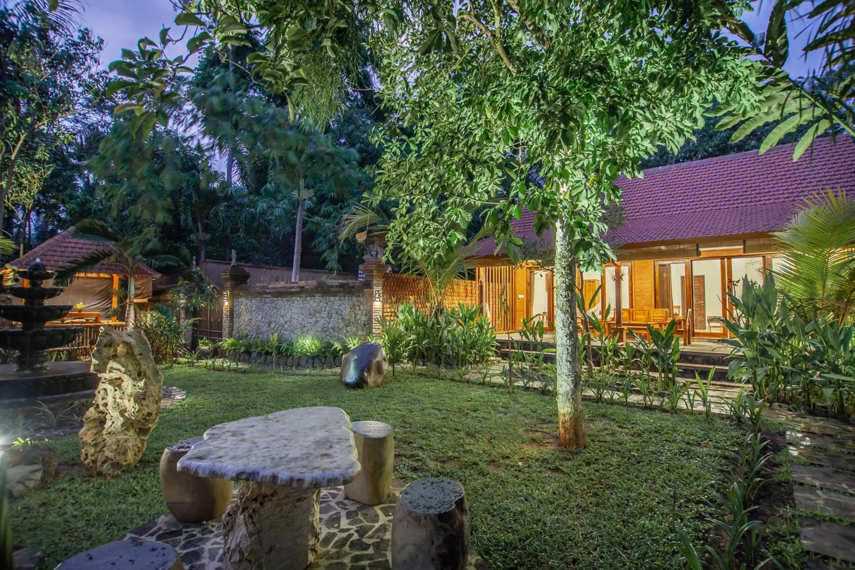 Garden in Jero Sebali Villa by Travellink Bali