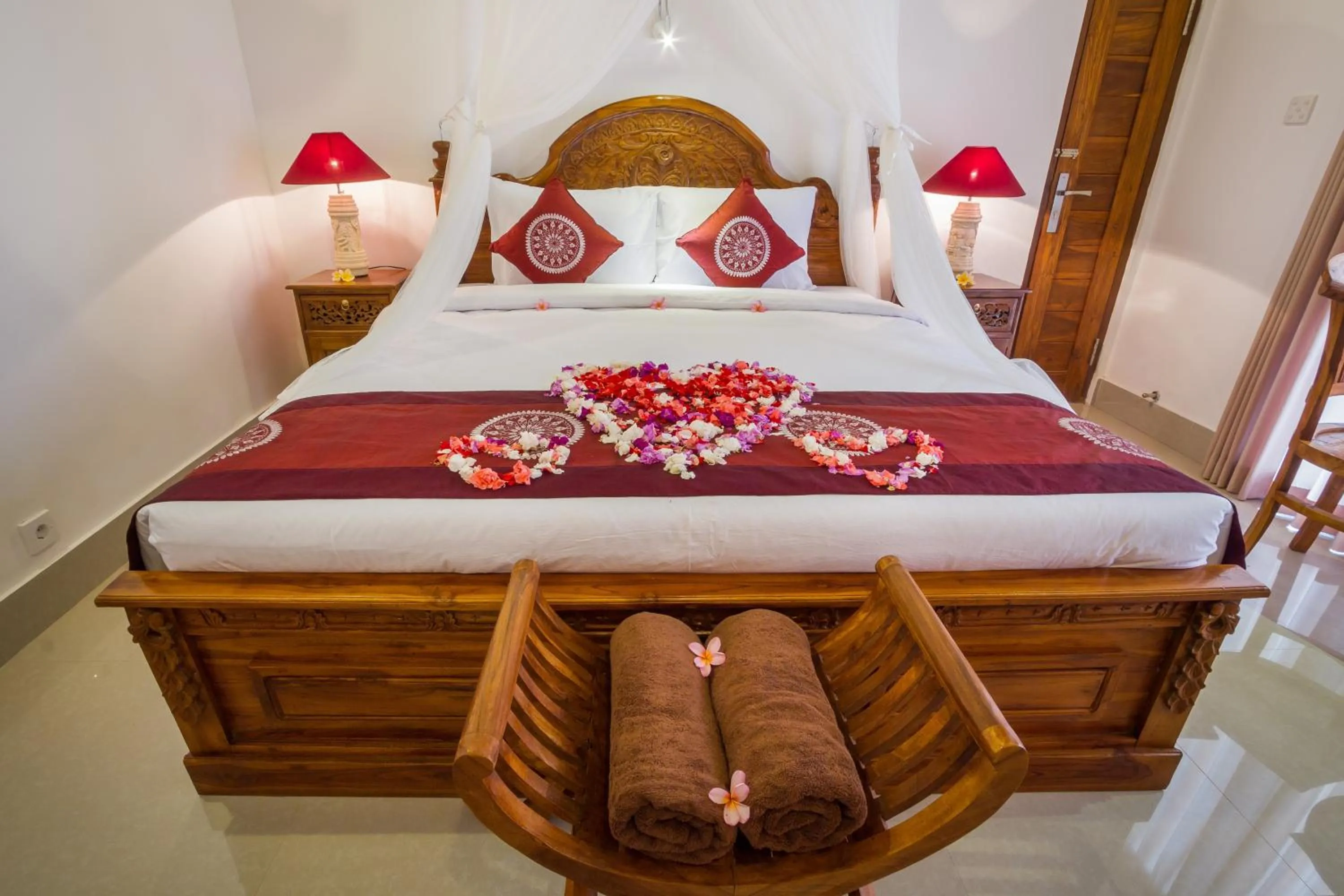 Bed in Jero Sebali Villa by Travellink Bali