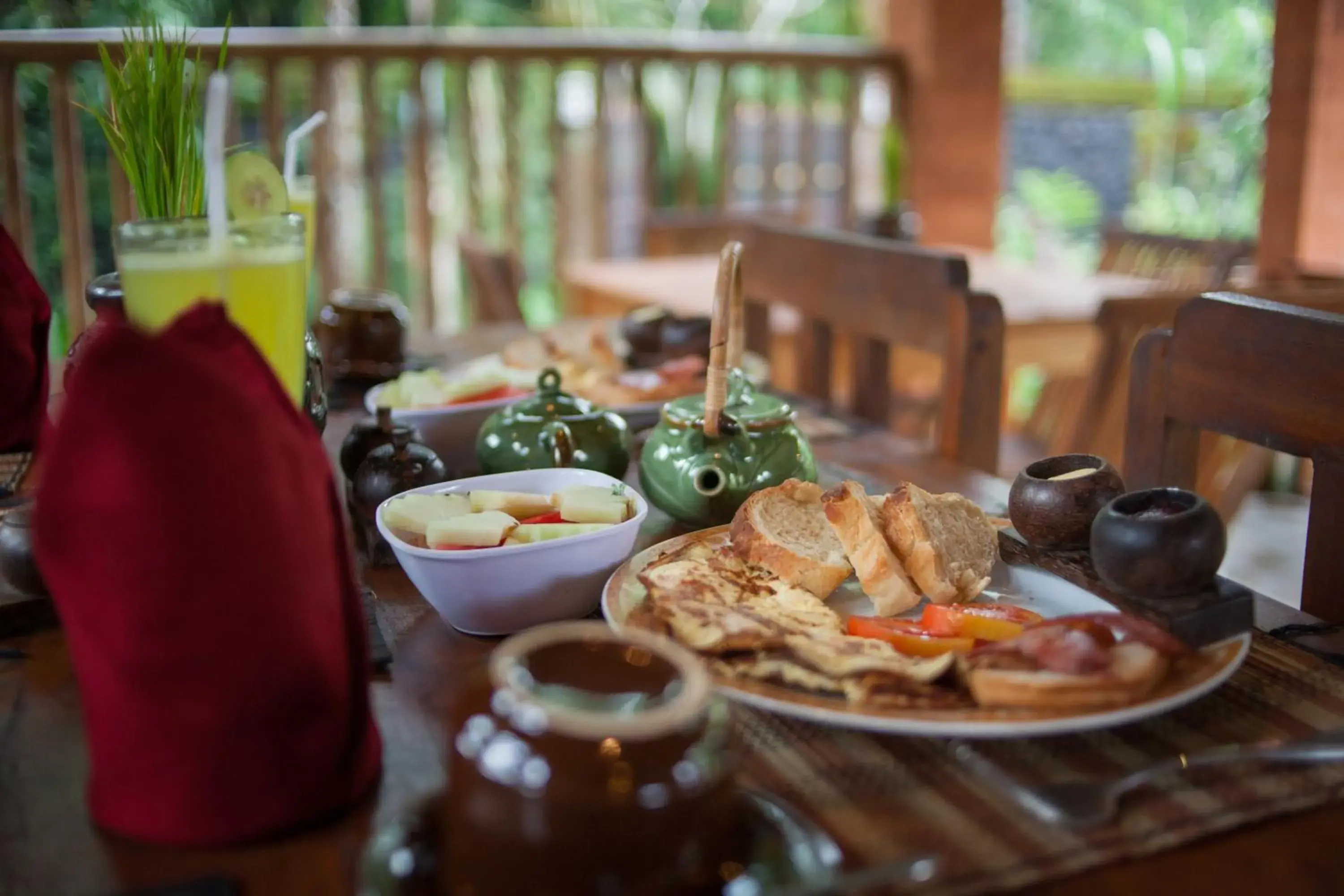 American breakfast in Jero Sebali Villa by Travellink Bali American breakfast in Jero Sebali Villa by Travellink Bali