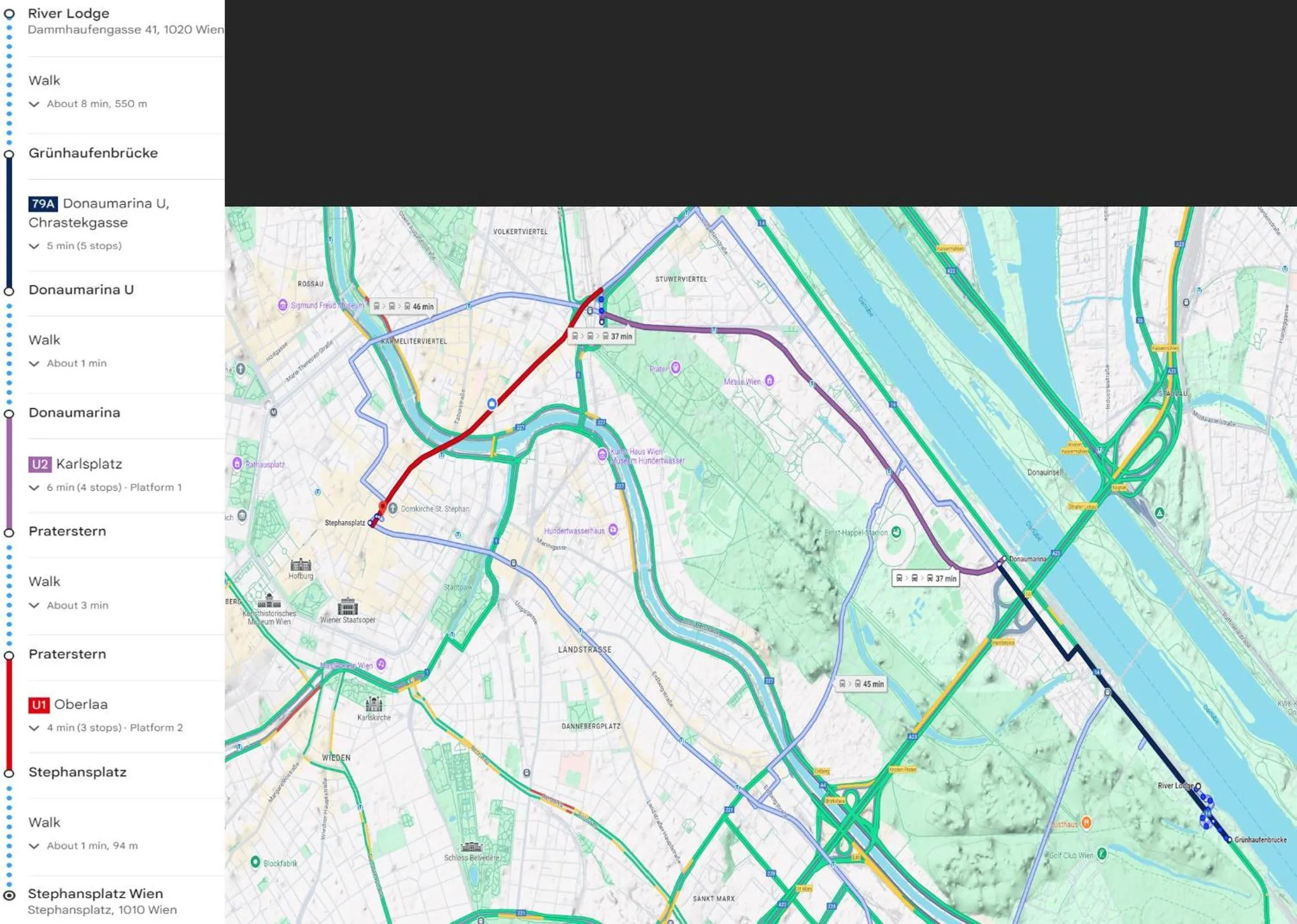 Street view in River Lodge