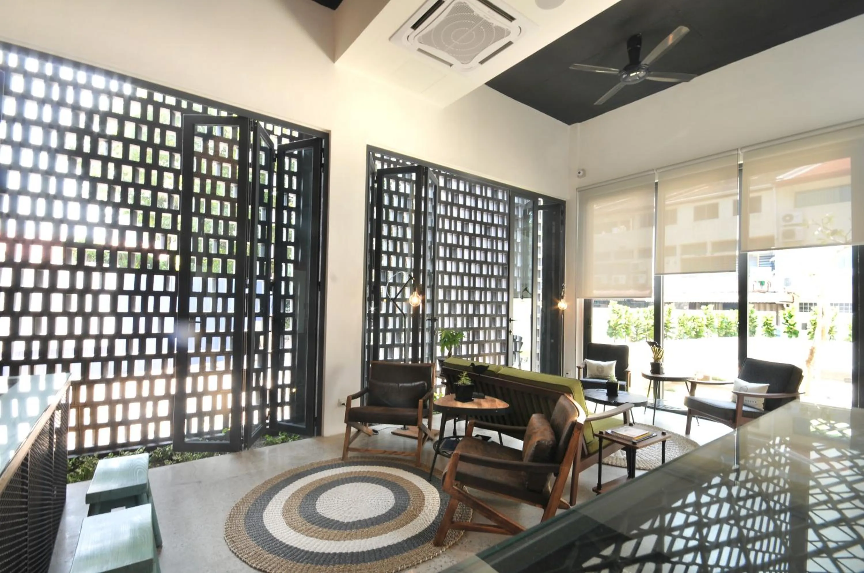 Living room in The Nest House