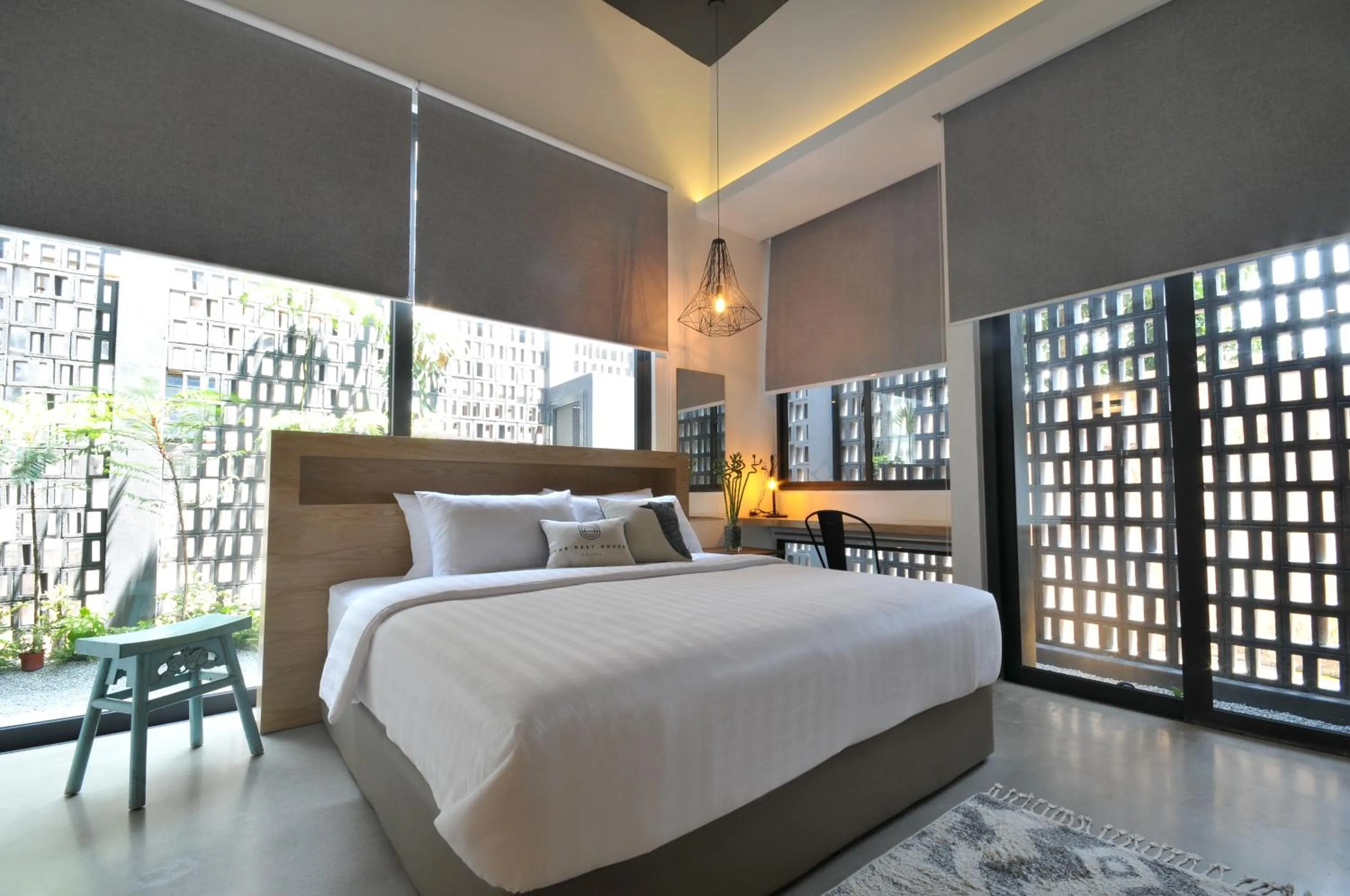 Bedroom, Bed in The Nest House