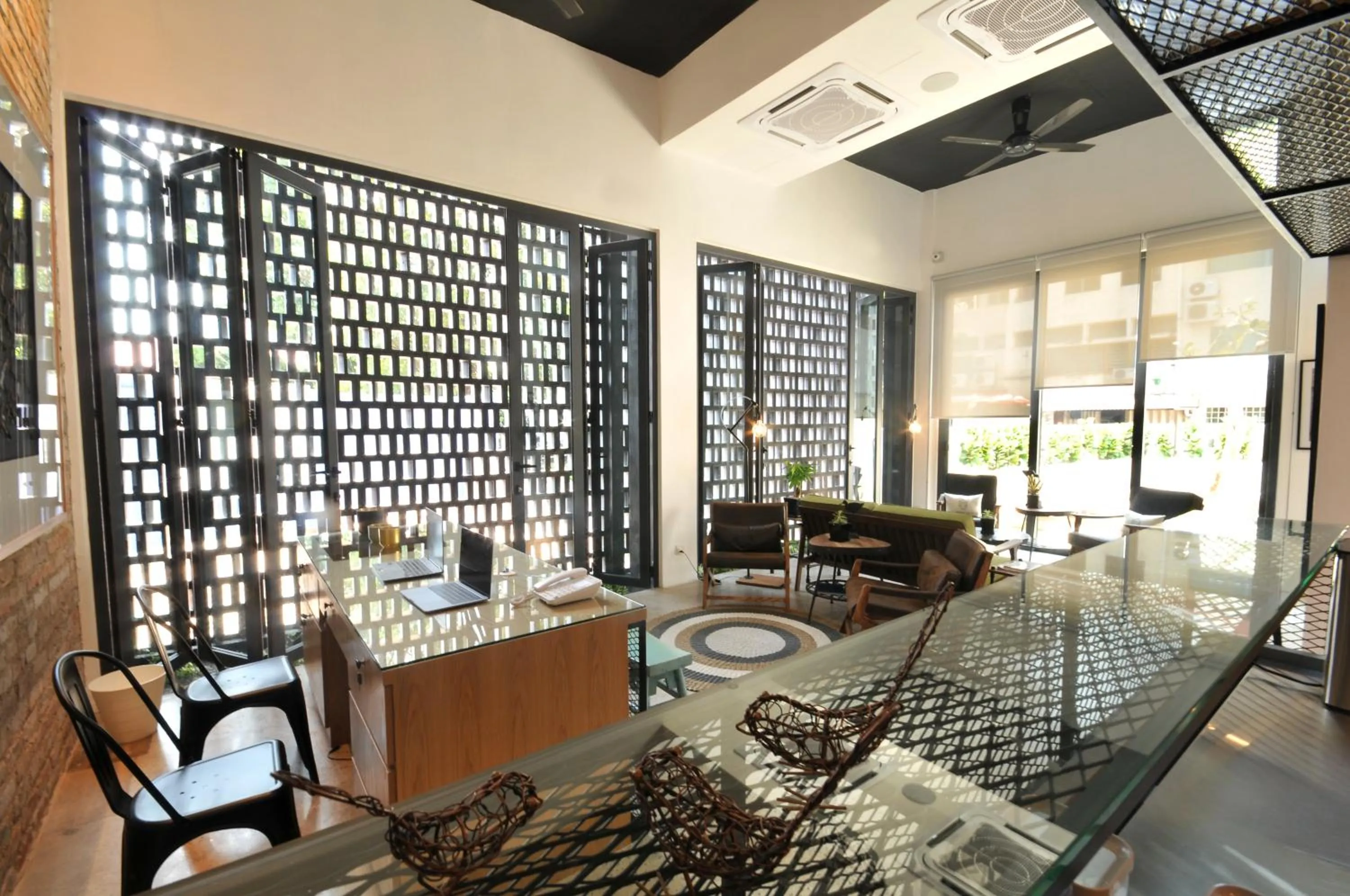 Living room in The Nest House