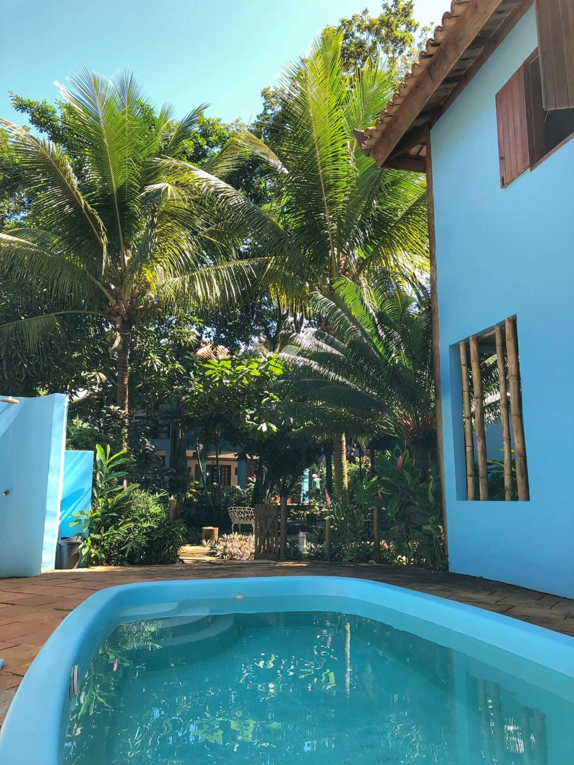 Garden in Pousada Bambu