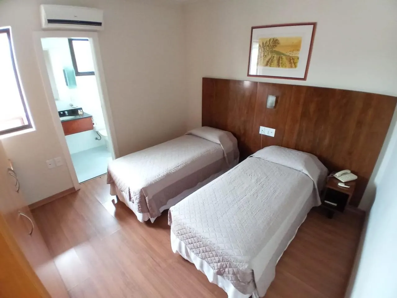 Bed in Guará Inn Flat Service