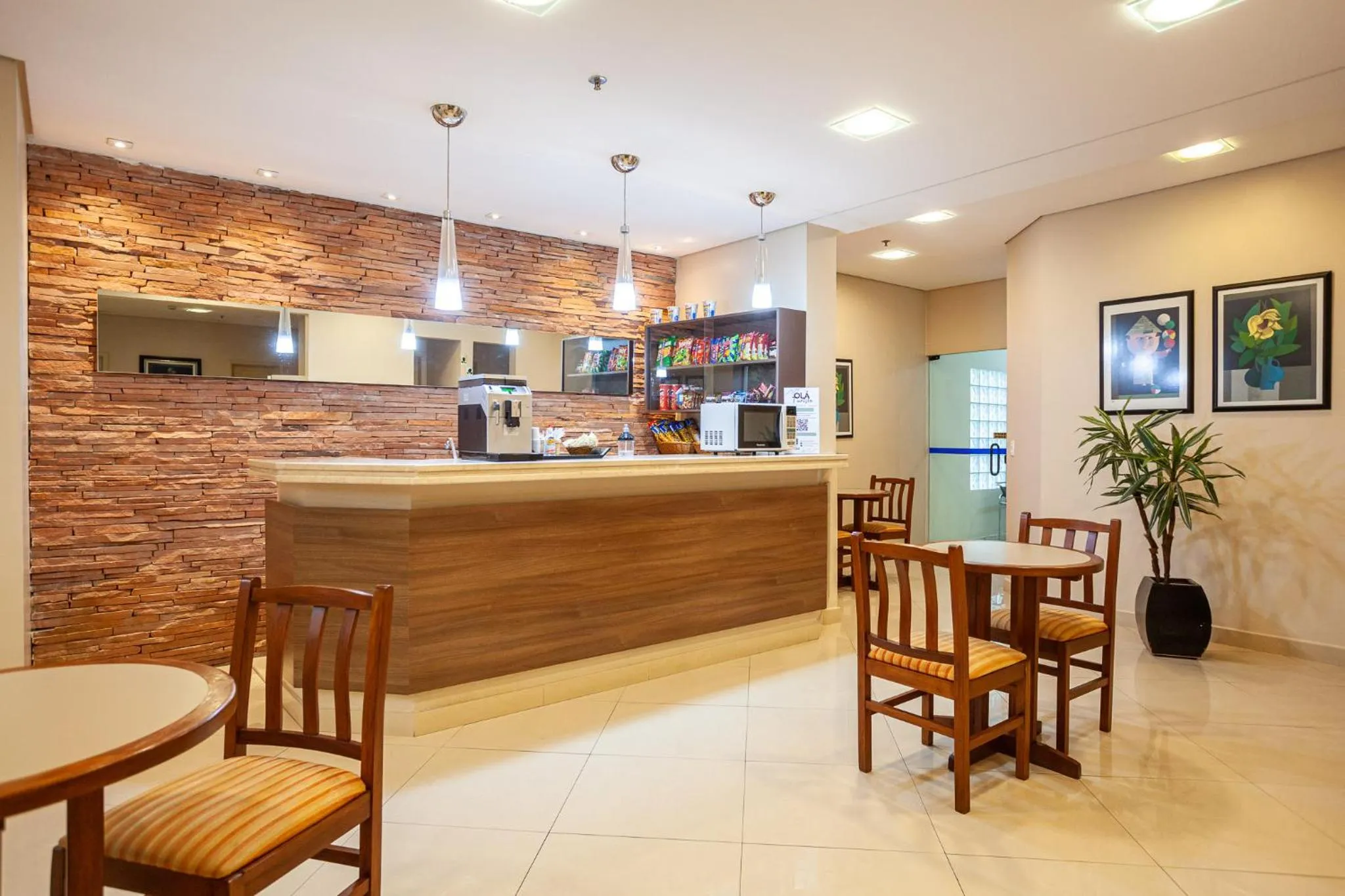 Lounge or bar in Travel Inn Flats Jundiaí